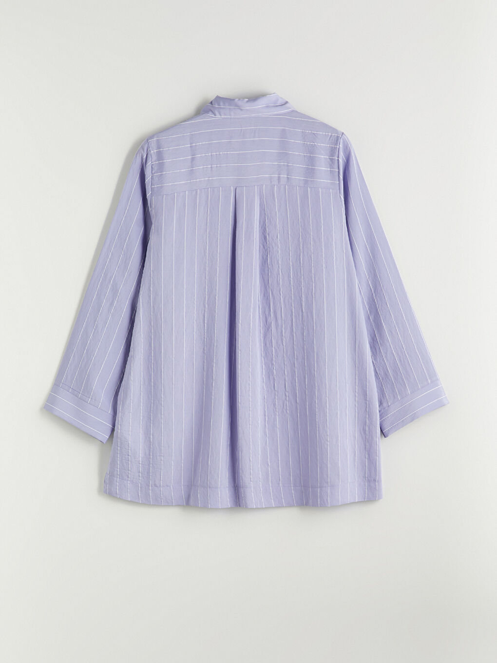 LCWAIKIKI Classic Collared Neck Striped Women's Tunic -S5PJ81Z8-LJB