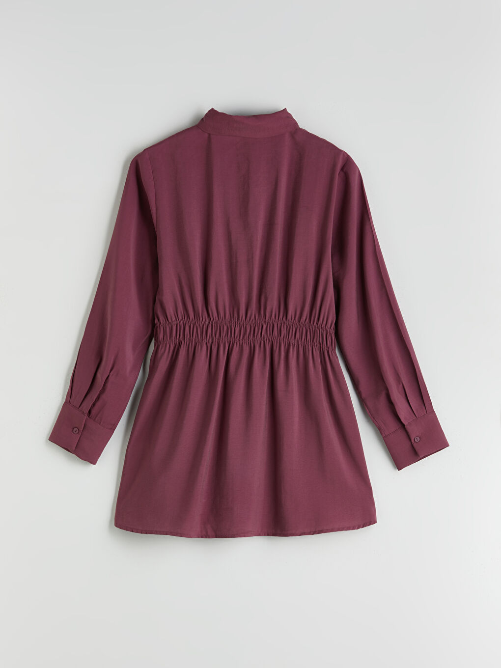 LCWAIKIKI Classic Woman BORDEAUX Shirt Tunic -S5PK00Z8-EXC