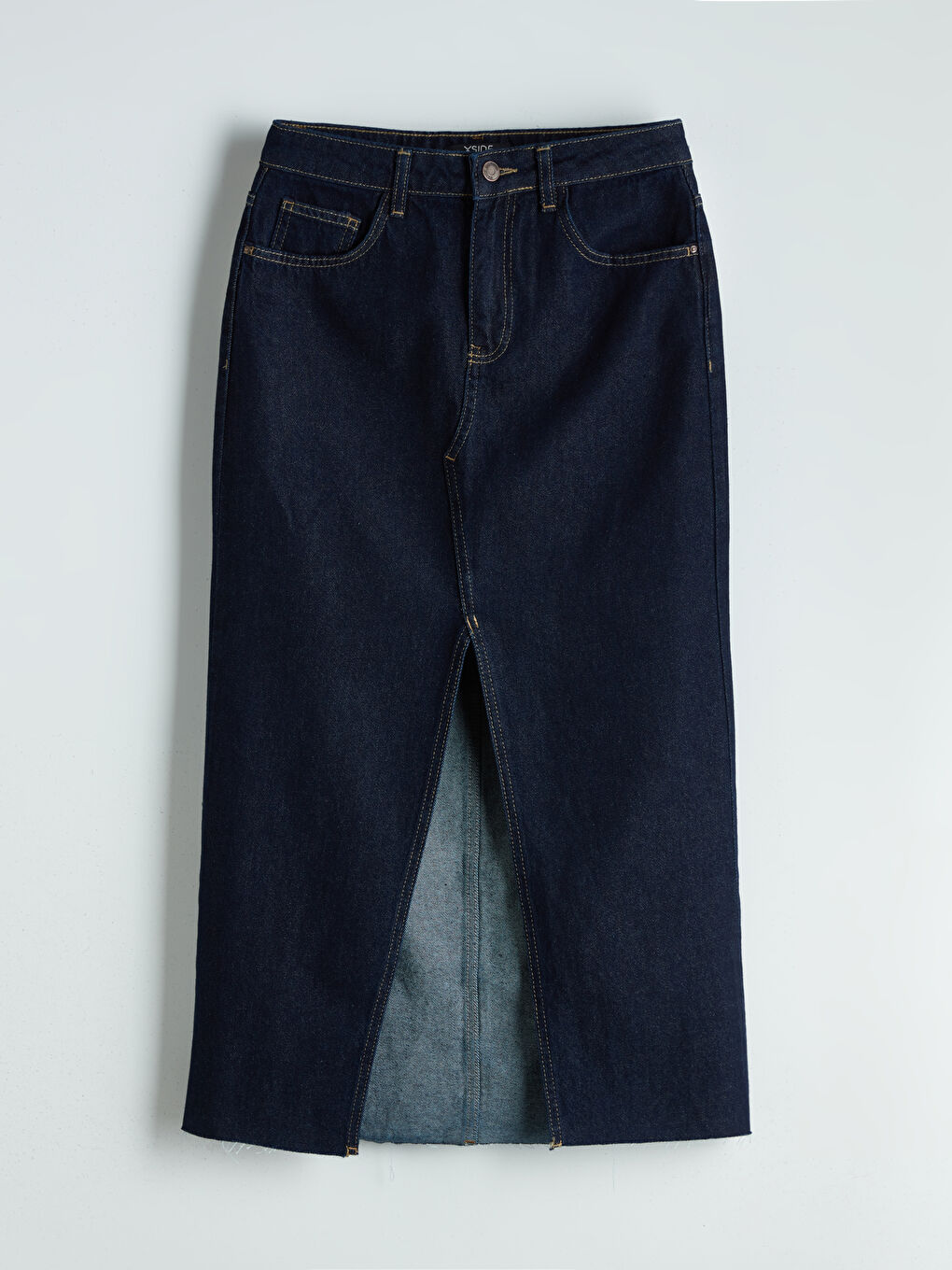 Woman BLUE Denim Skirt -S5PK07Z8-J0N
