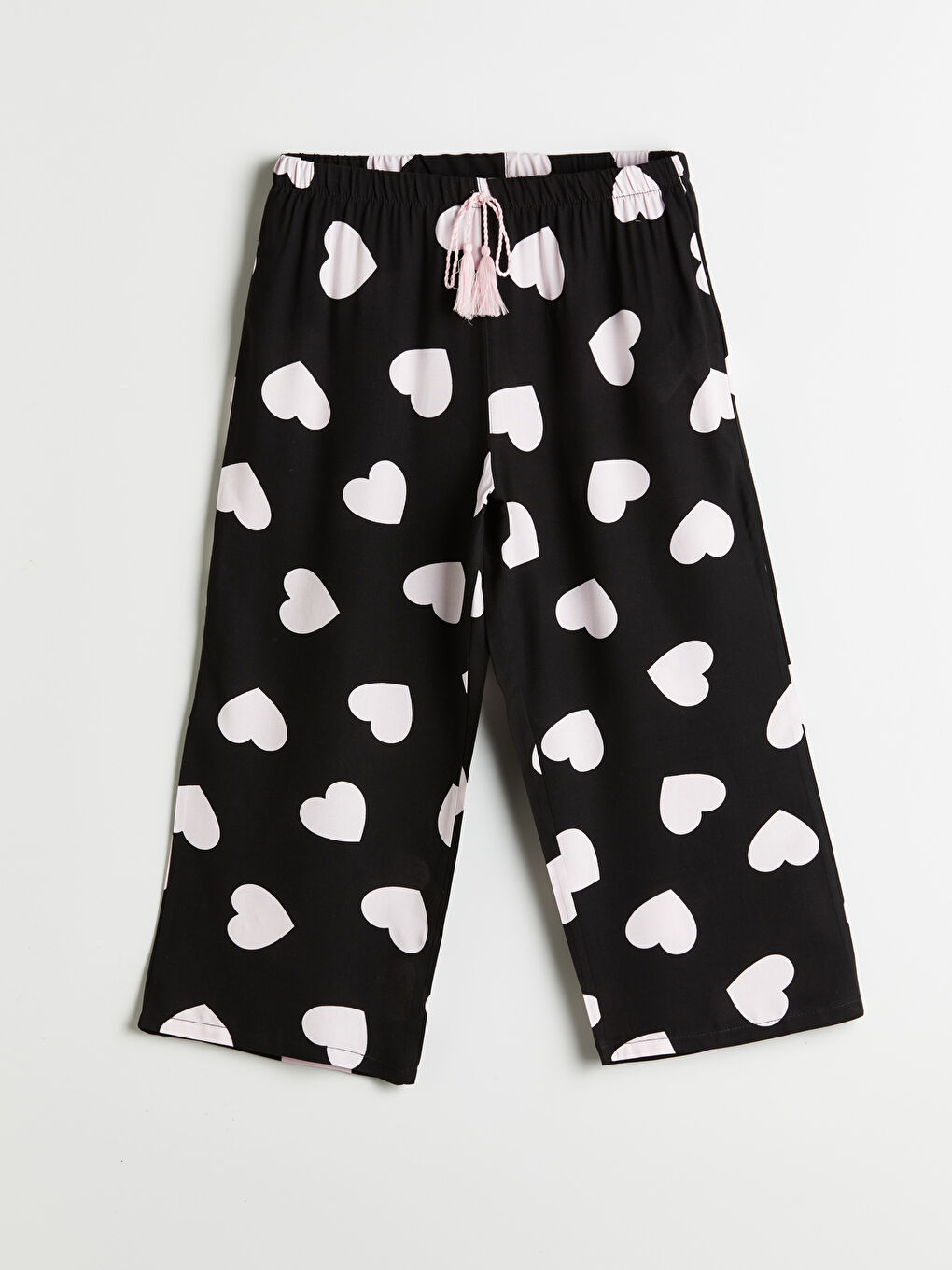 Woman BLACK Capri Pyjamas Set -S5PK23Z8-LQJ
