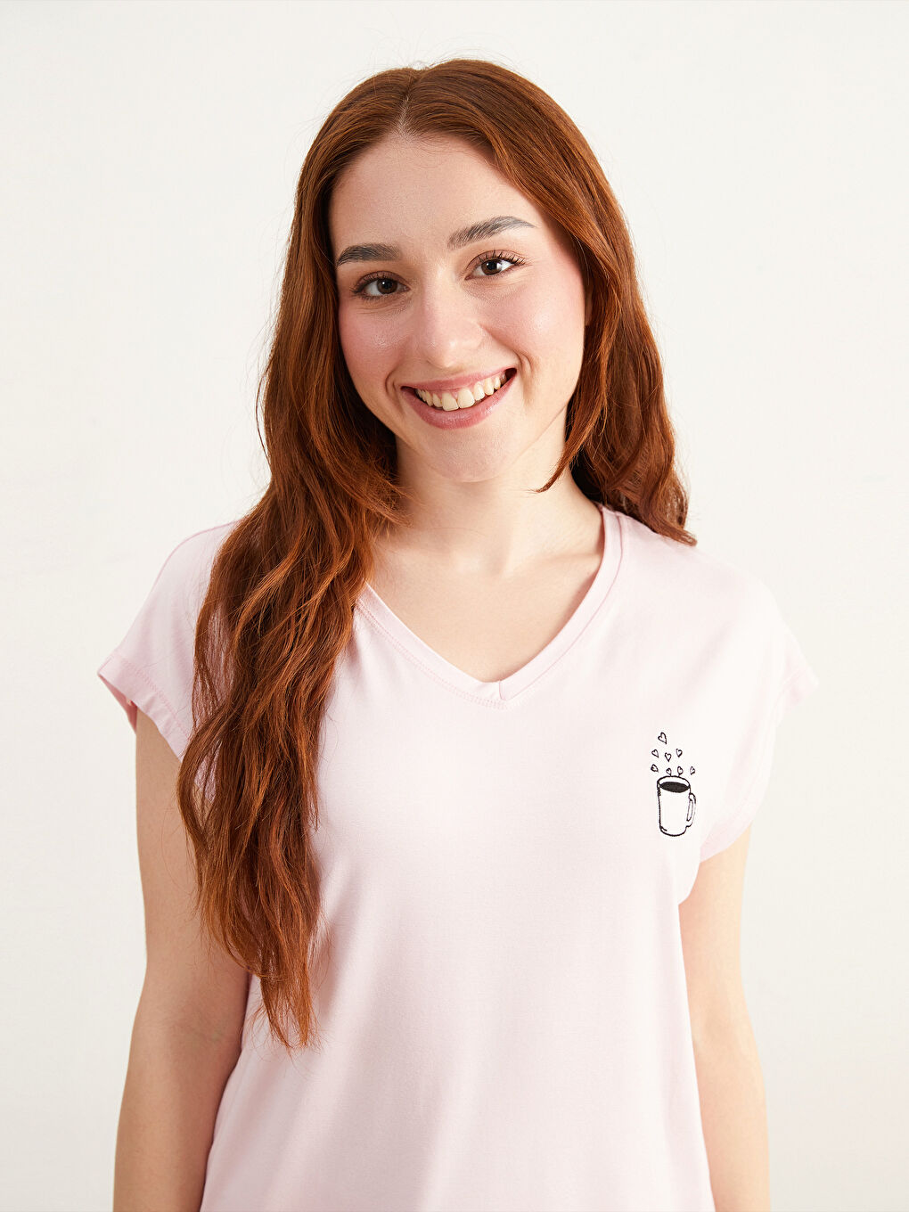 Woman PINK Capri Pyjamas Set -S5PK25Z8-LT4