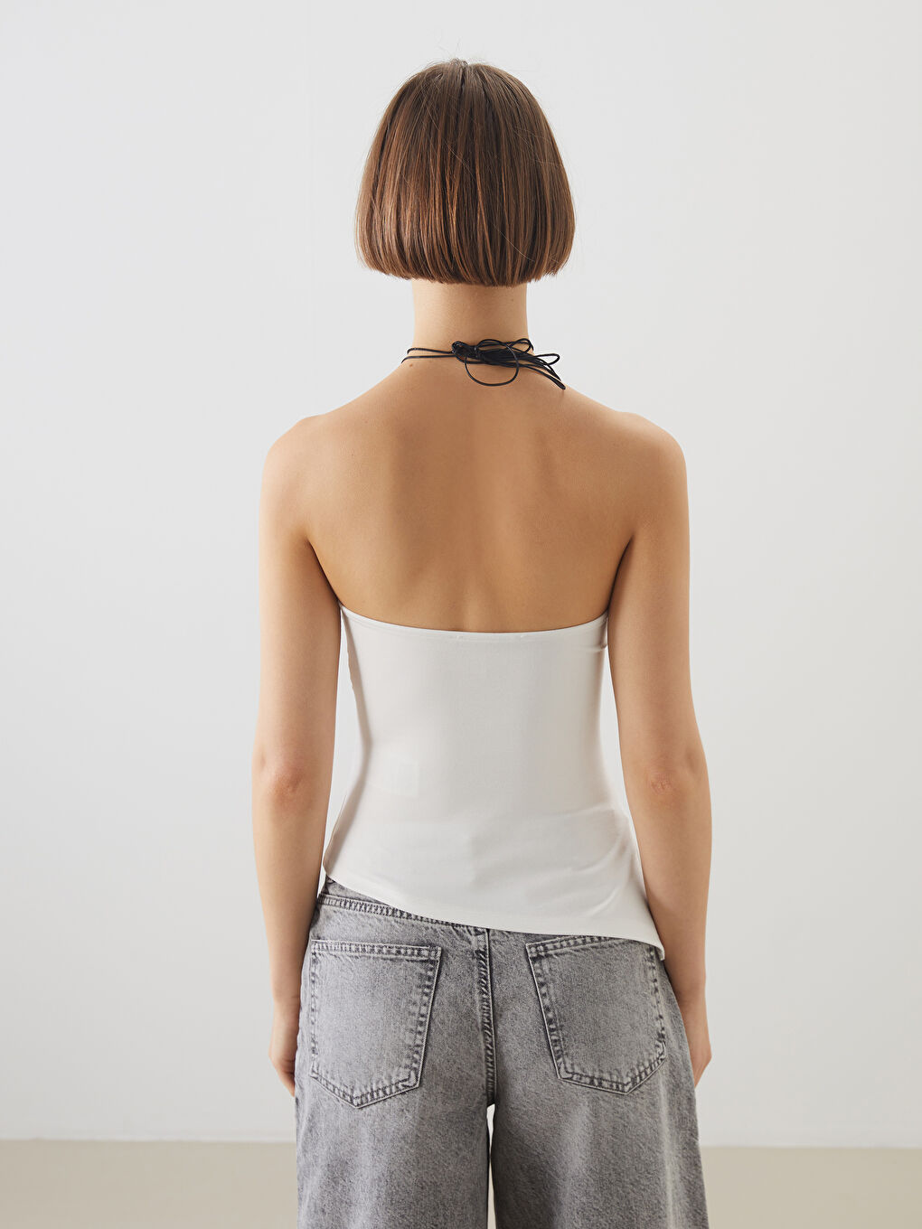 XSIDE Strapless Gathered Blouse -S5PK41Z8-Q6K