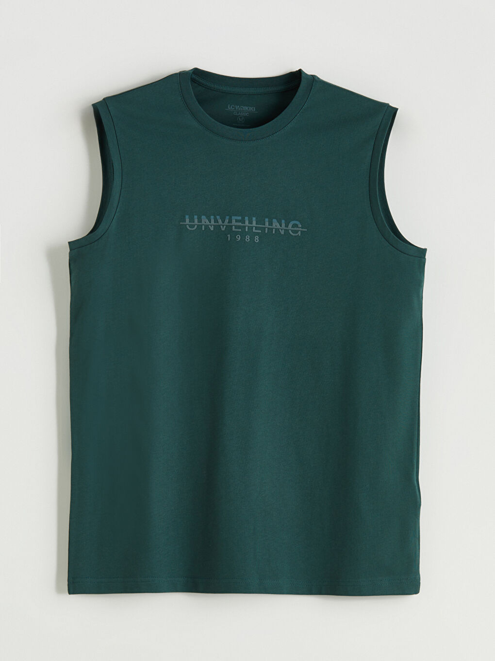 LCWAIKIKI Classic Crew Neck Printed Men's Sleeveless T-Shirt -S5PK88Z8-ZDJ