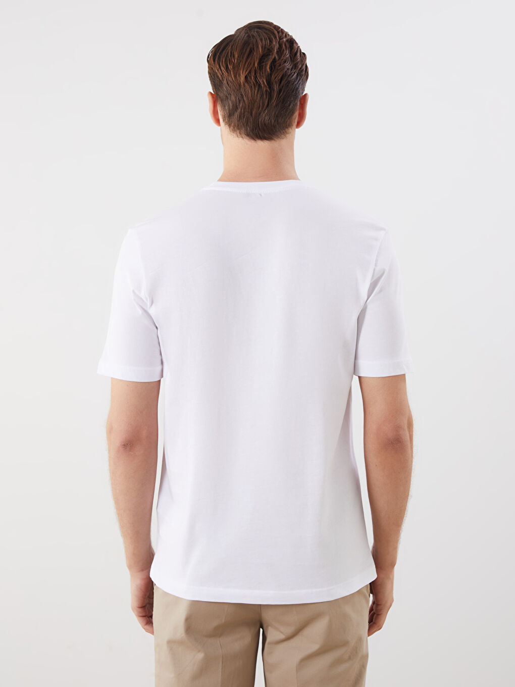 LCWAIKIKI Classic Crew Neck Printed Jersey Men's T-Shirt -S5PK90Z8-Q6K