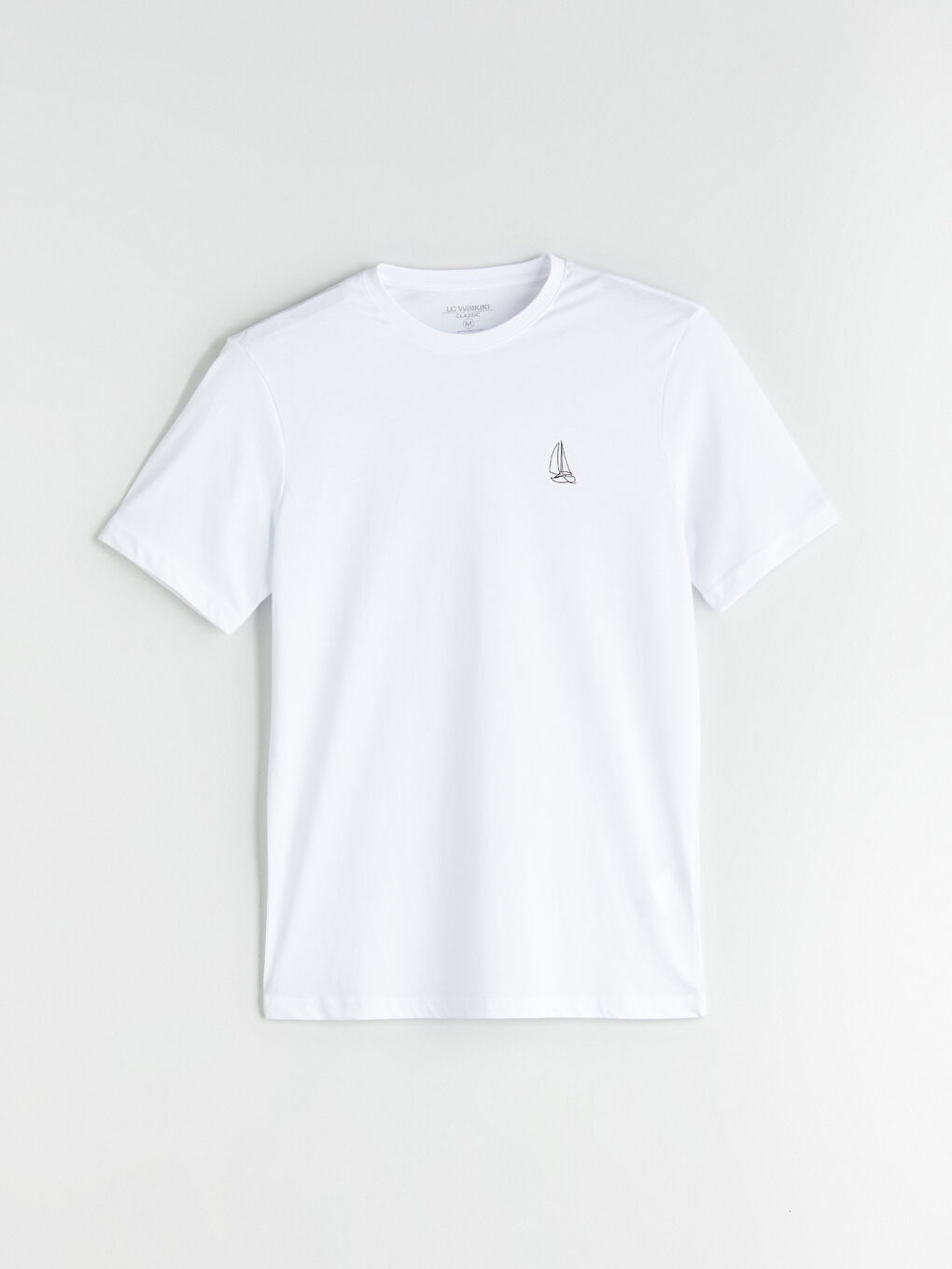 LCWAIKIKI Classic Crew Neck Printed Jersey Men's T-Shirt -S5PK90Z8-Q6K