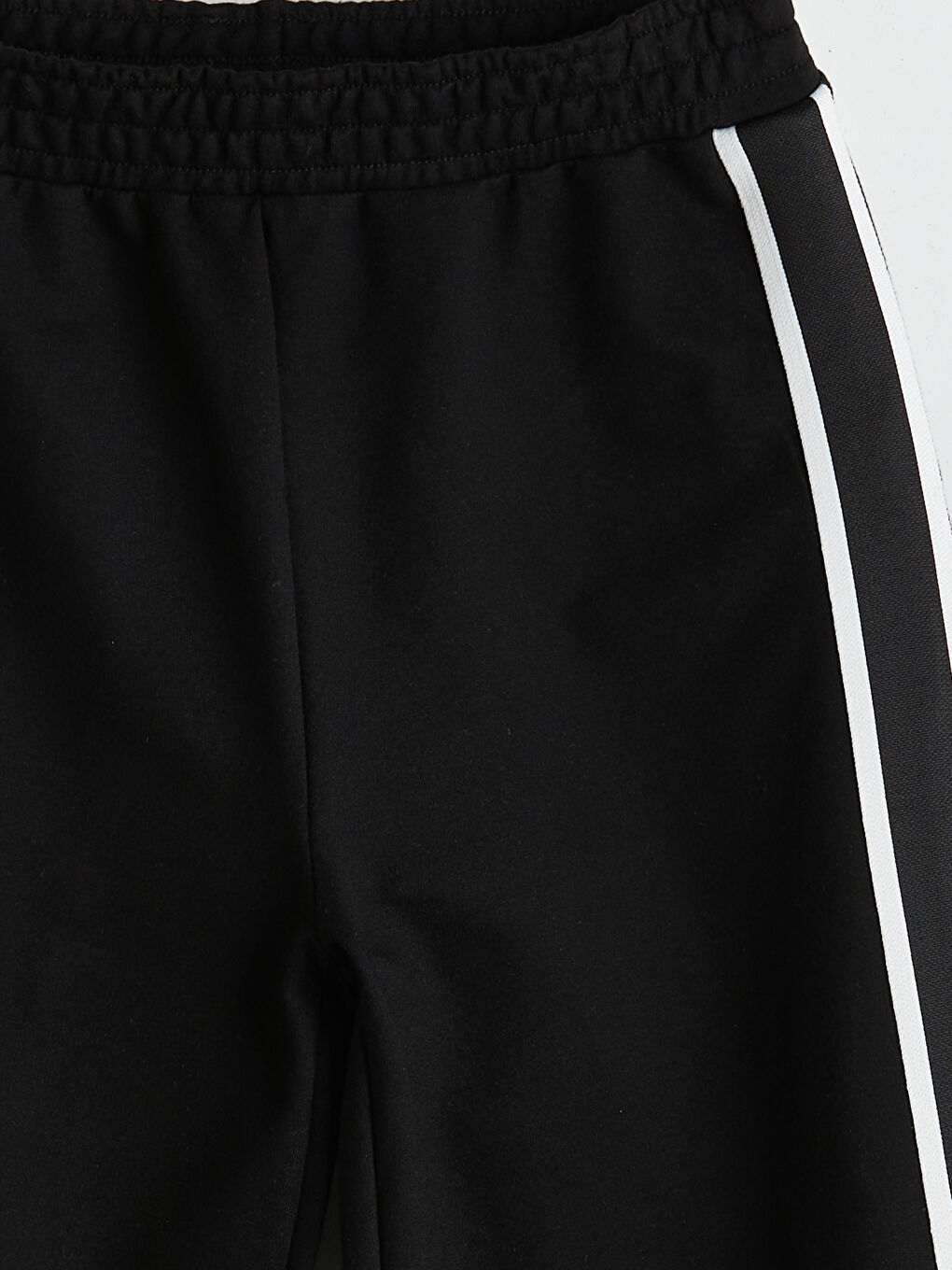 Siyah Beli Lastikli Kız Çocuk Eşofman Altı-2