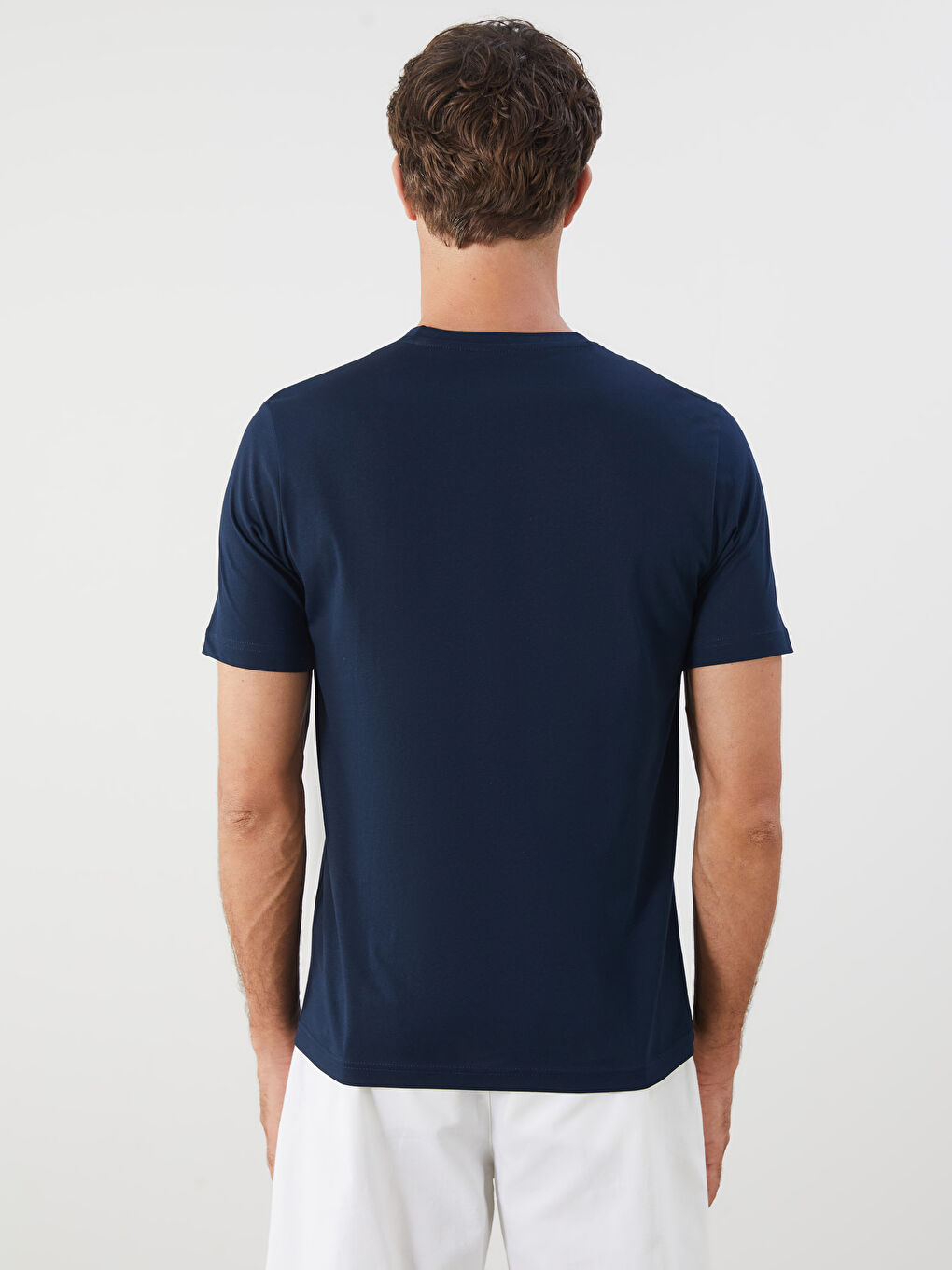 LCWAIKIKI Classic Crew Neck Printed Jersey Men's T-Shirt -S5PL09Z8-DWP