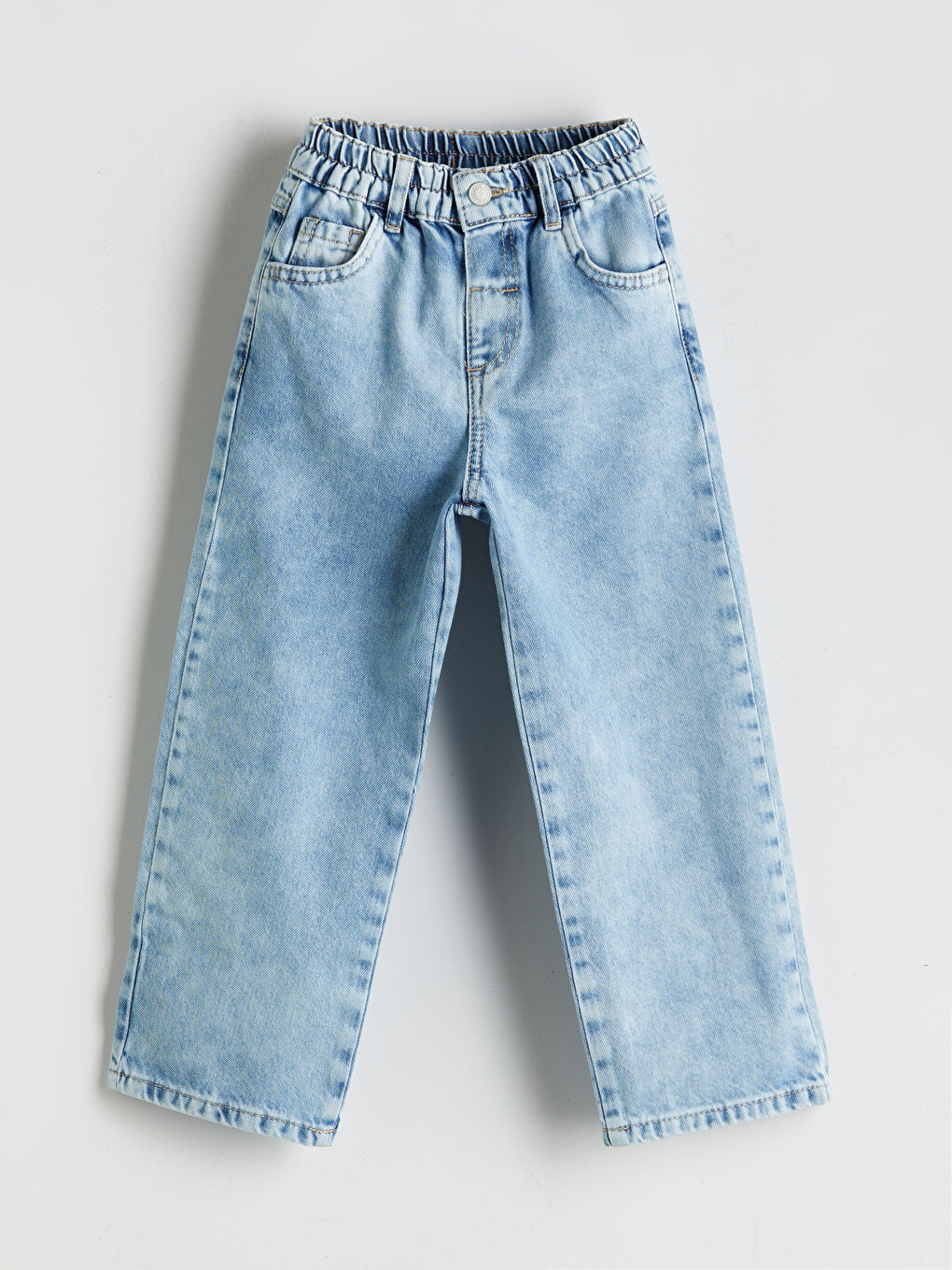 Elastic Waist Boy Denim Trousers -S5PL11Z1-H45