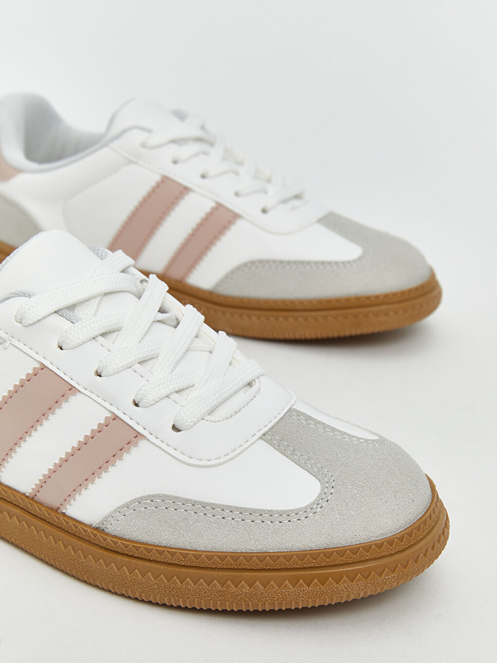 Suede Look Girls' Sneakers -S5PL12Z4-FDU