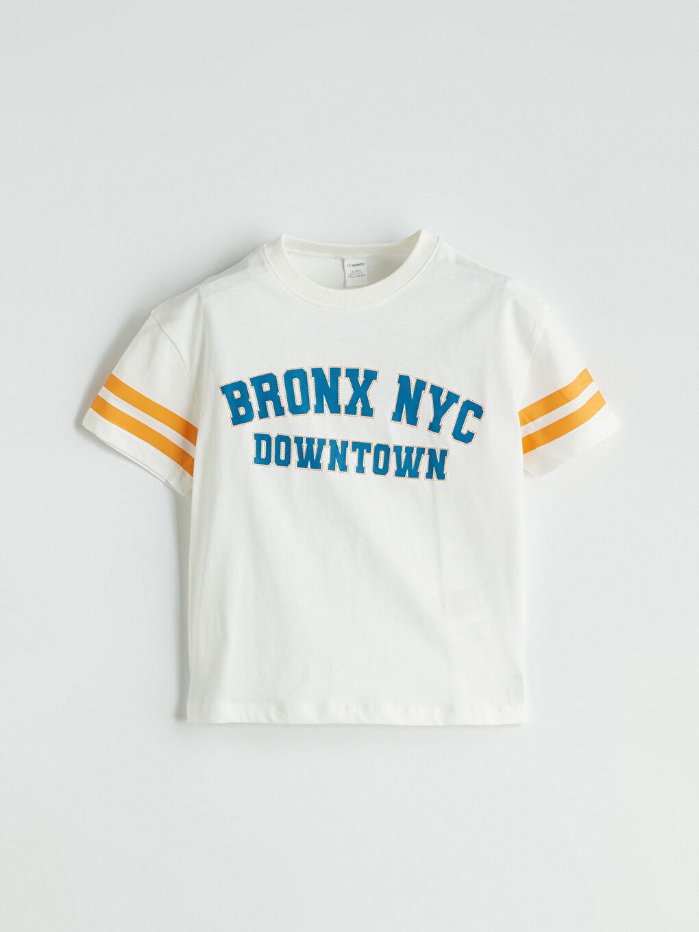 Crew Neck Printed Boy's T-Shirt -S5PL39Z1-R9J