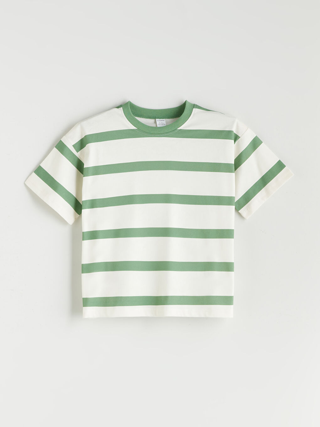 LCW Kids Crew Neck Striped Boys' T-Shirt -S5PL42Z1-LRR