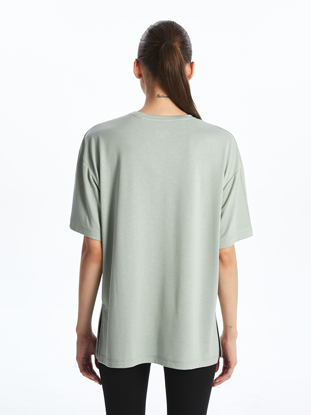 Woman GREEN Sports T-Shirt -S5PL79Z8-J1L