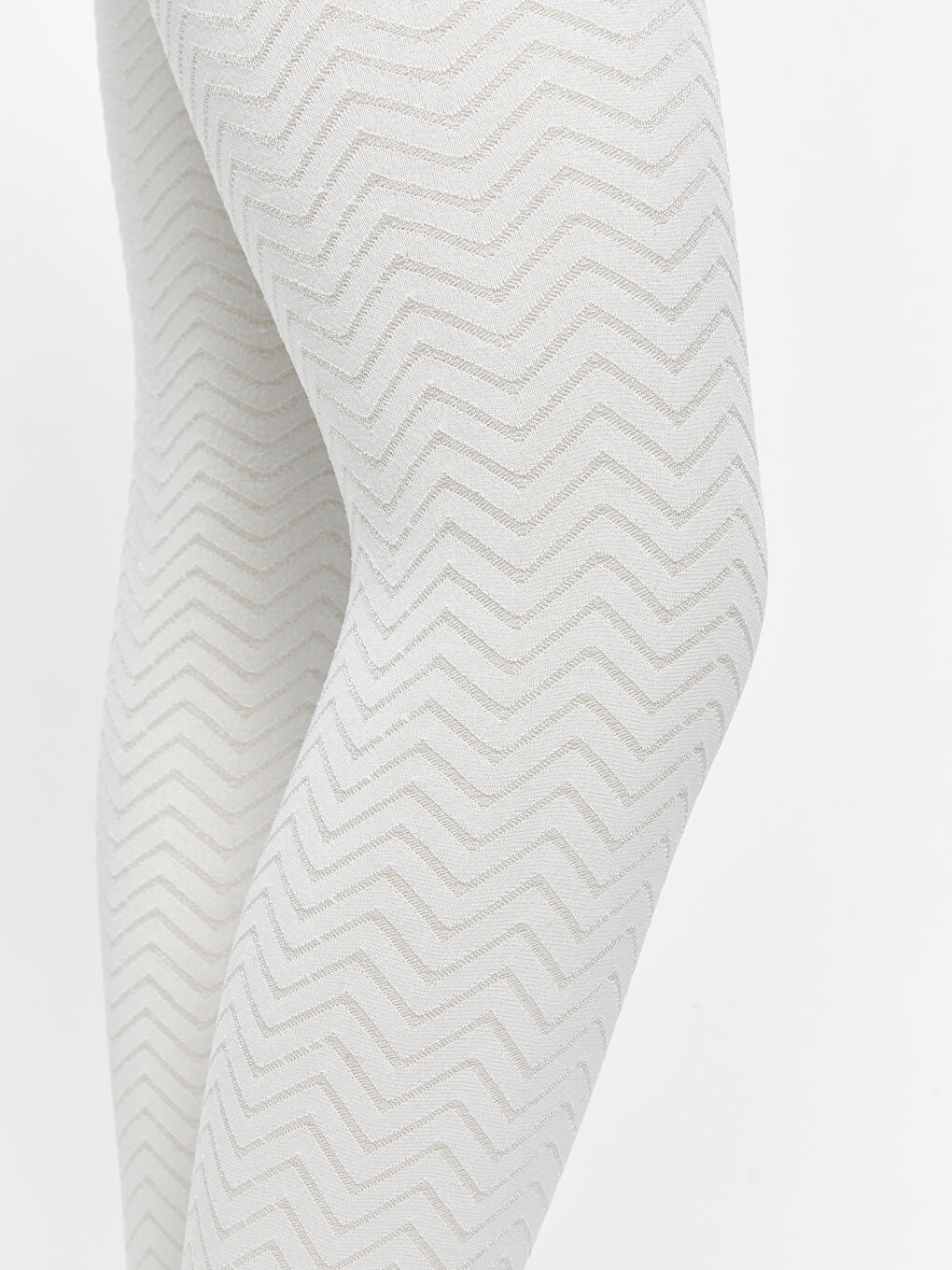 Ekru Kız Çocuk Külotlu Çorap 2'li-1