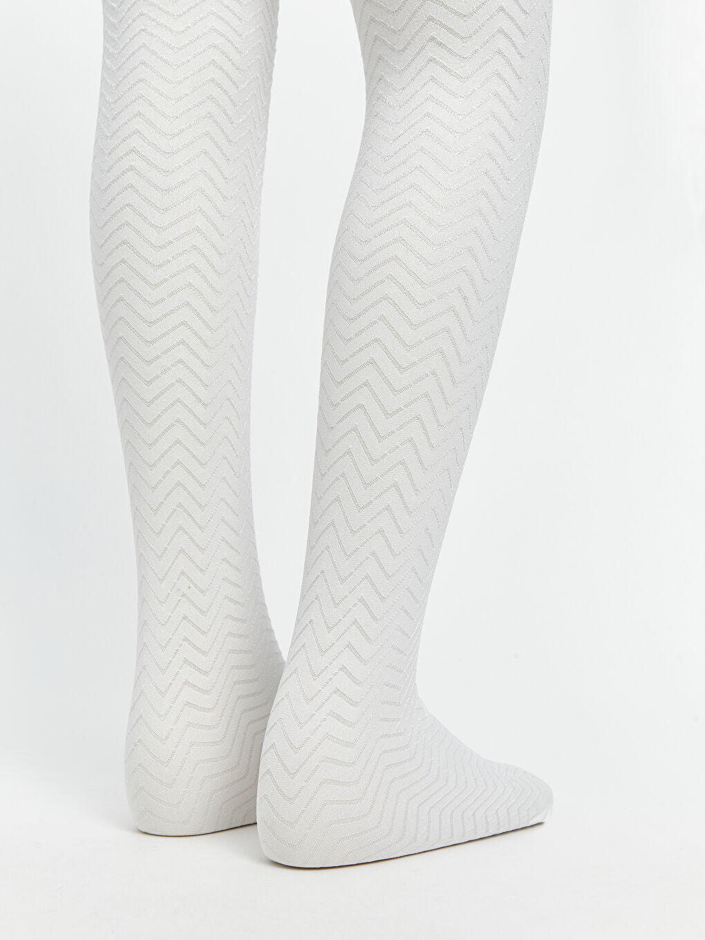 Ekru Kız Çocuk Külotlu Çorap 2'li-2