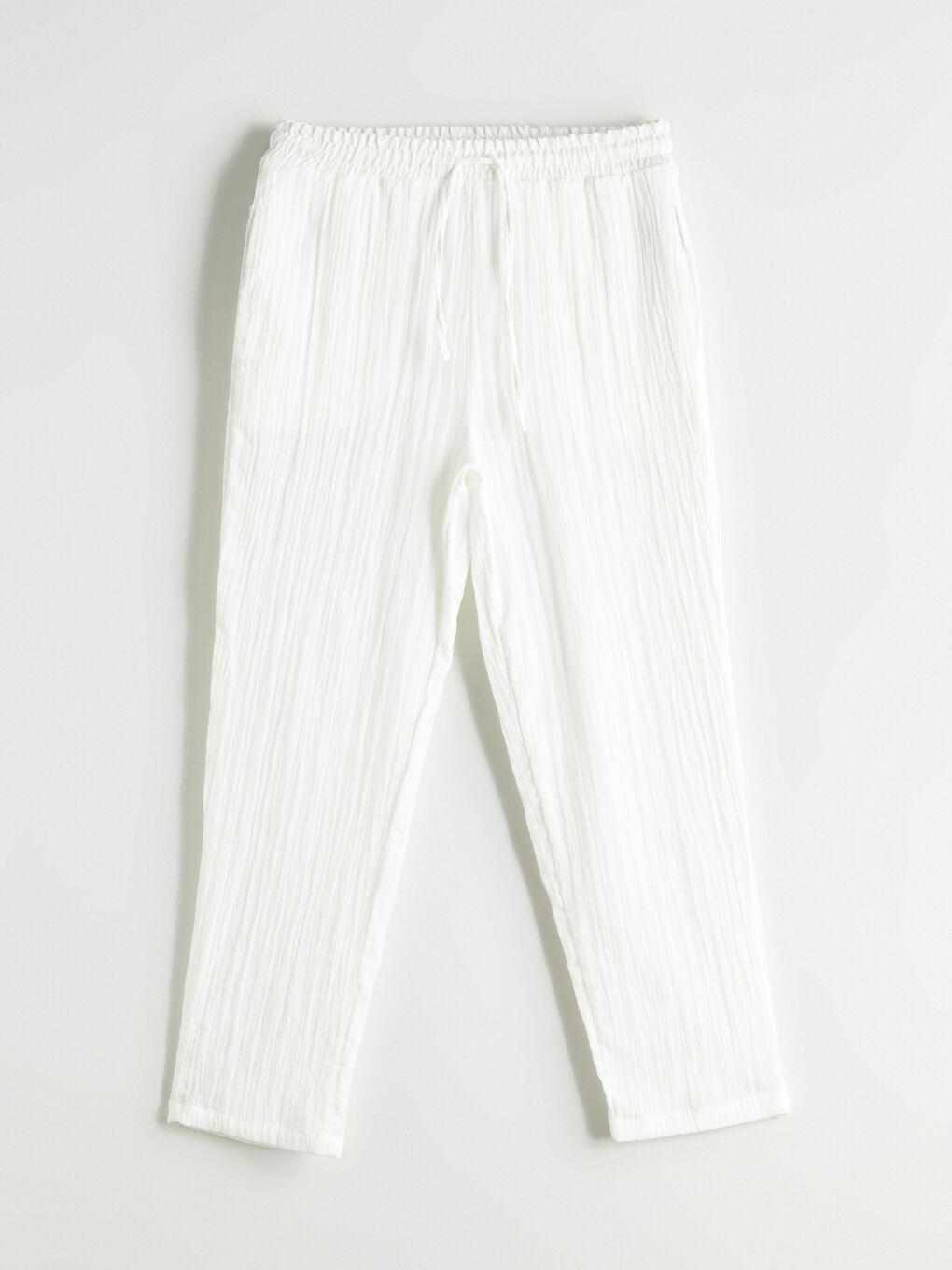 LCWAIKIKI Classic Woman WHITE Trousers -S5PL92Z8-Q6K