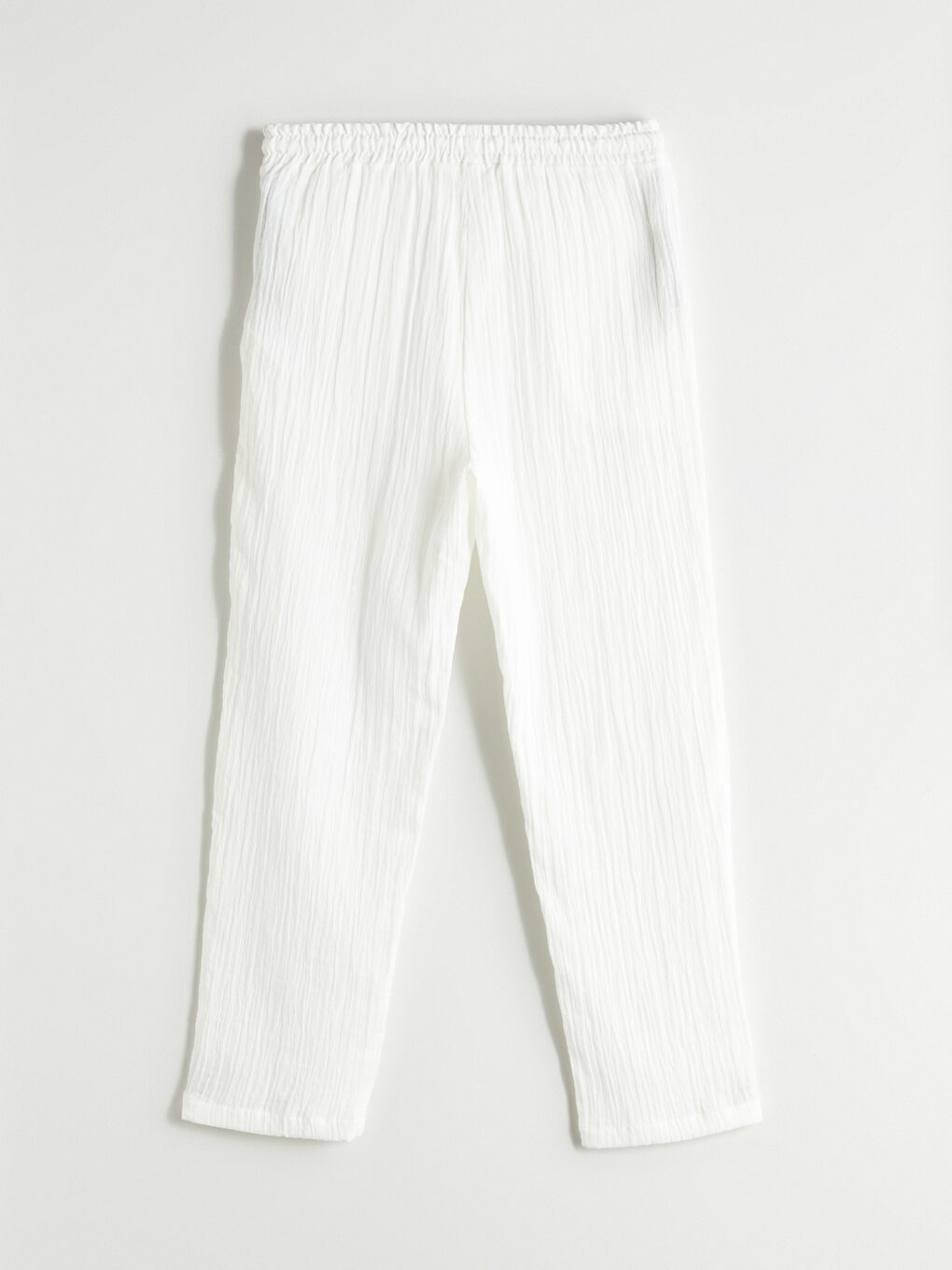 LCWAIKIKI Classic Woman WHITE Trousers -S5PL92Z8-Q6K