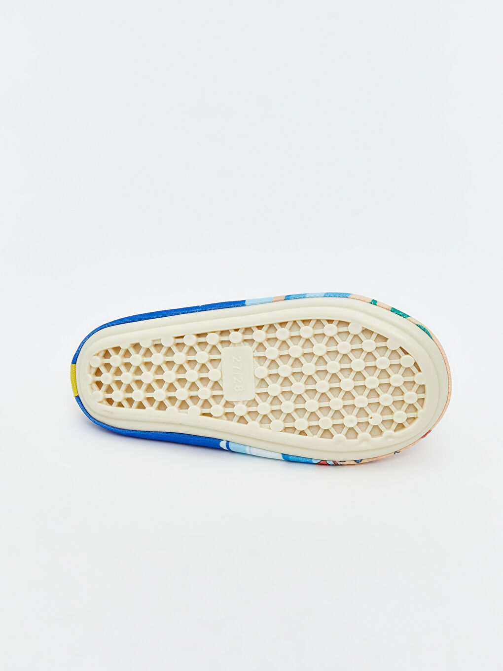 Mavi Baskılı Erkek Bebek Deniz Ayakkabısı-3