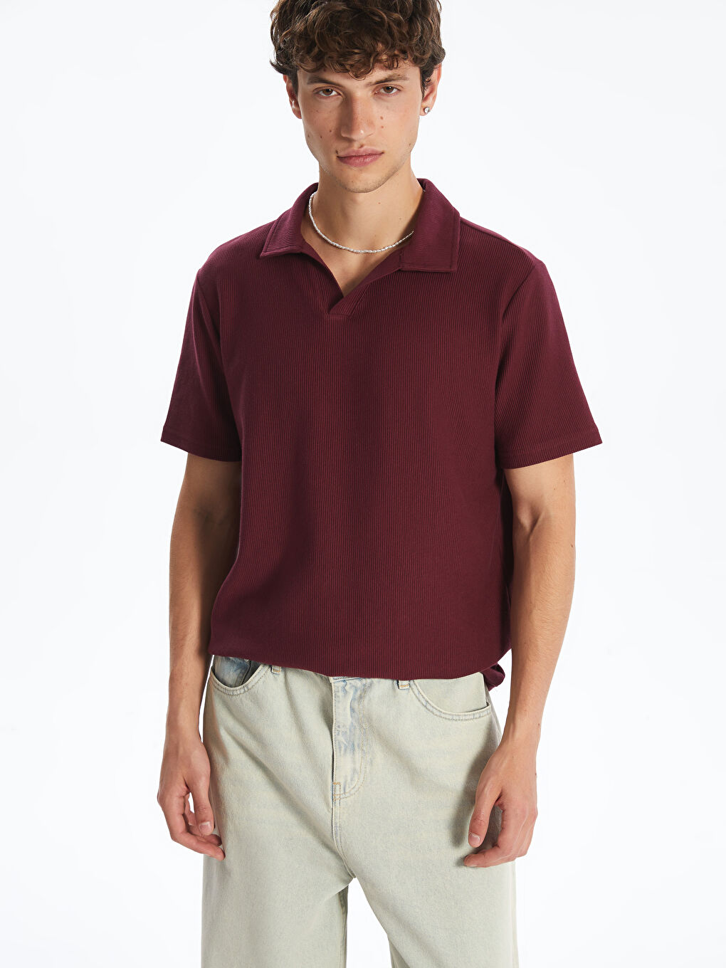 XSIDE Men's Polo Neck T-Shirt -S5PM41Z8-YRP