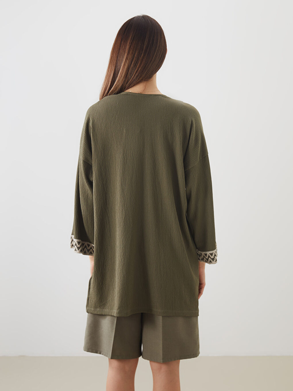 LCWAIKIKI Classic Woman KHAKI Cardigan -S5PM59Z8-JYN