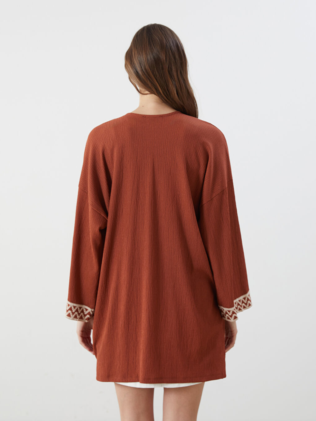 LCWAIKIKI Classic Woman BROWN Cardigan -S5PM59Z8-R1W