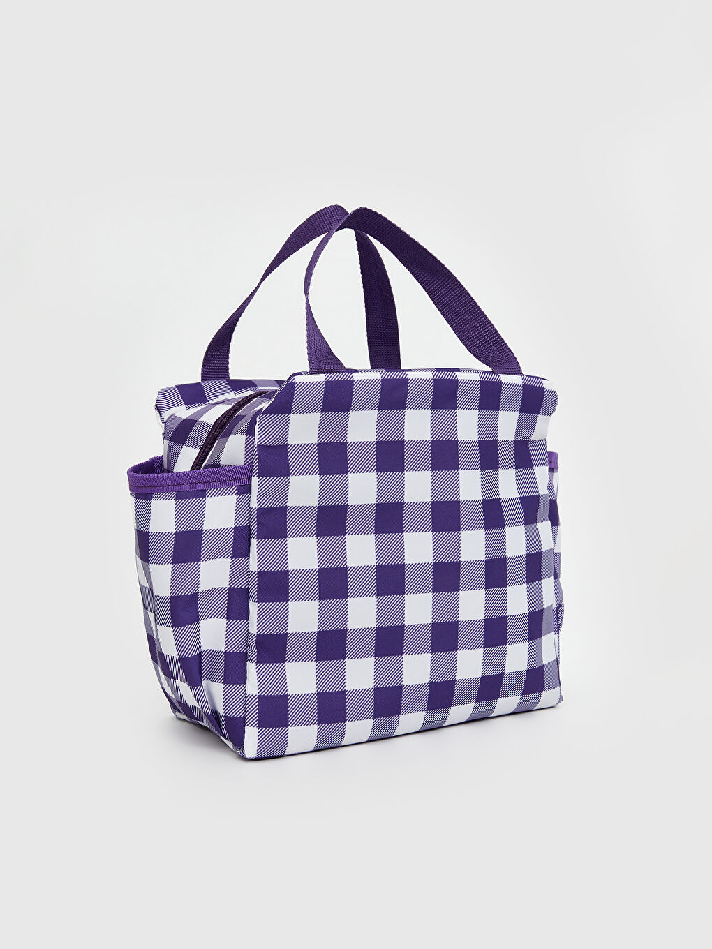 Ekose Desenli Termal Çanta-2