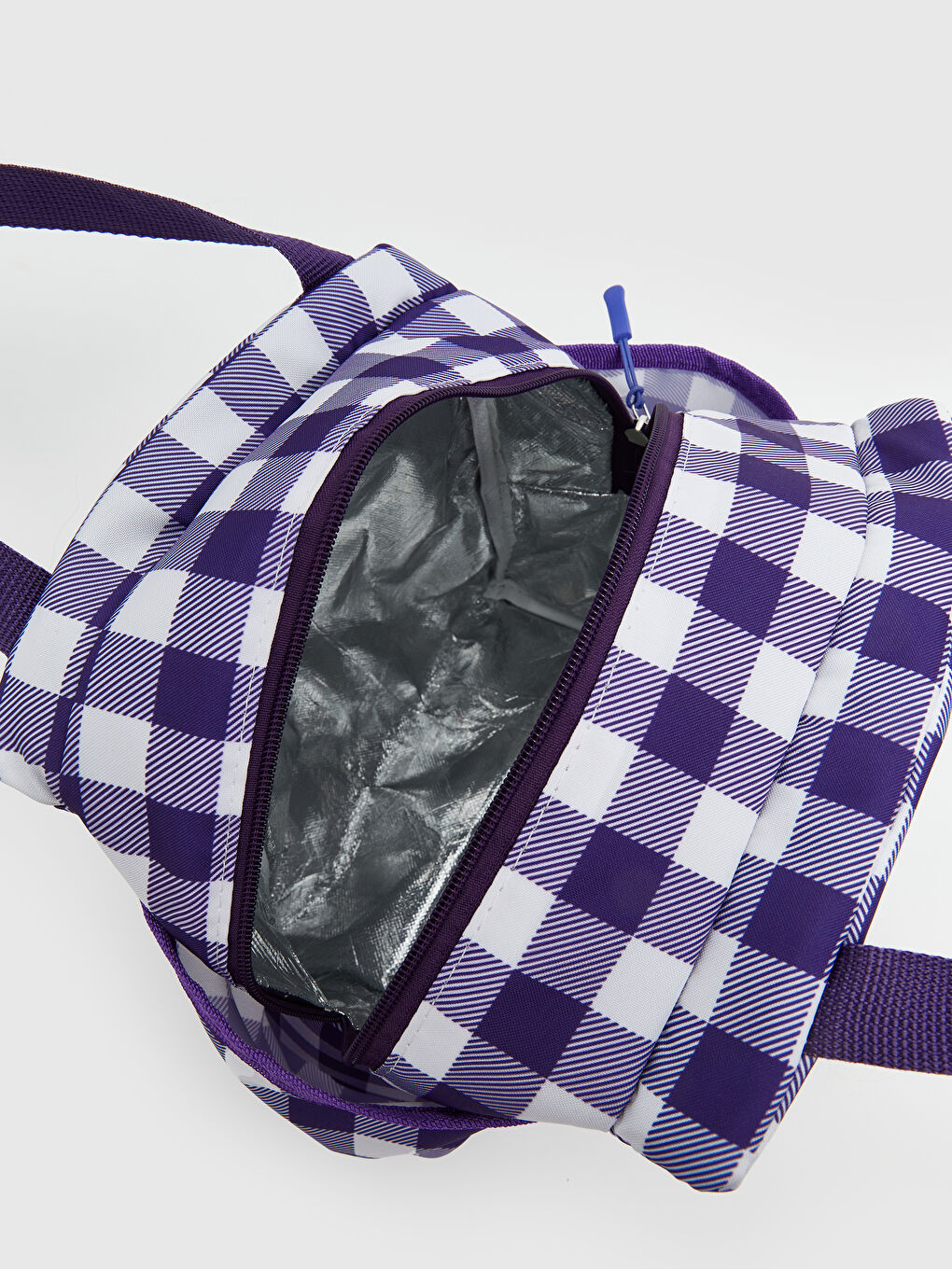 Ekose Desenli Termal Çanta-3