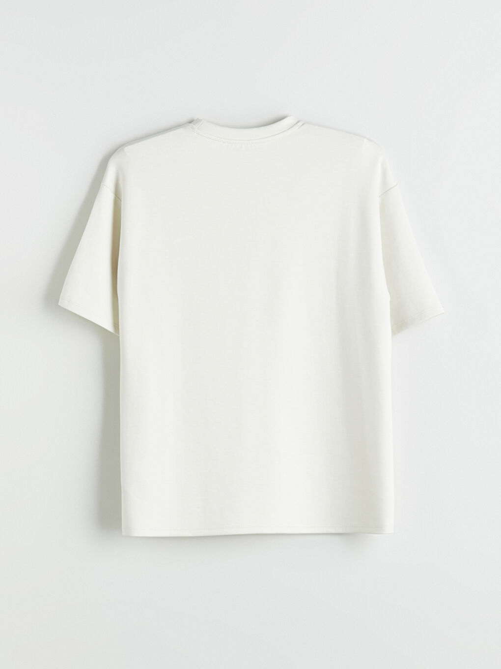 Crew Neck Printed Oversize Women's T-Shirt -S5PN00Z8-LXJ