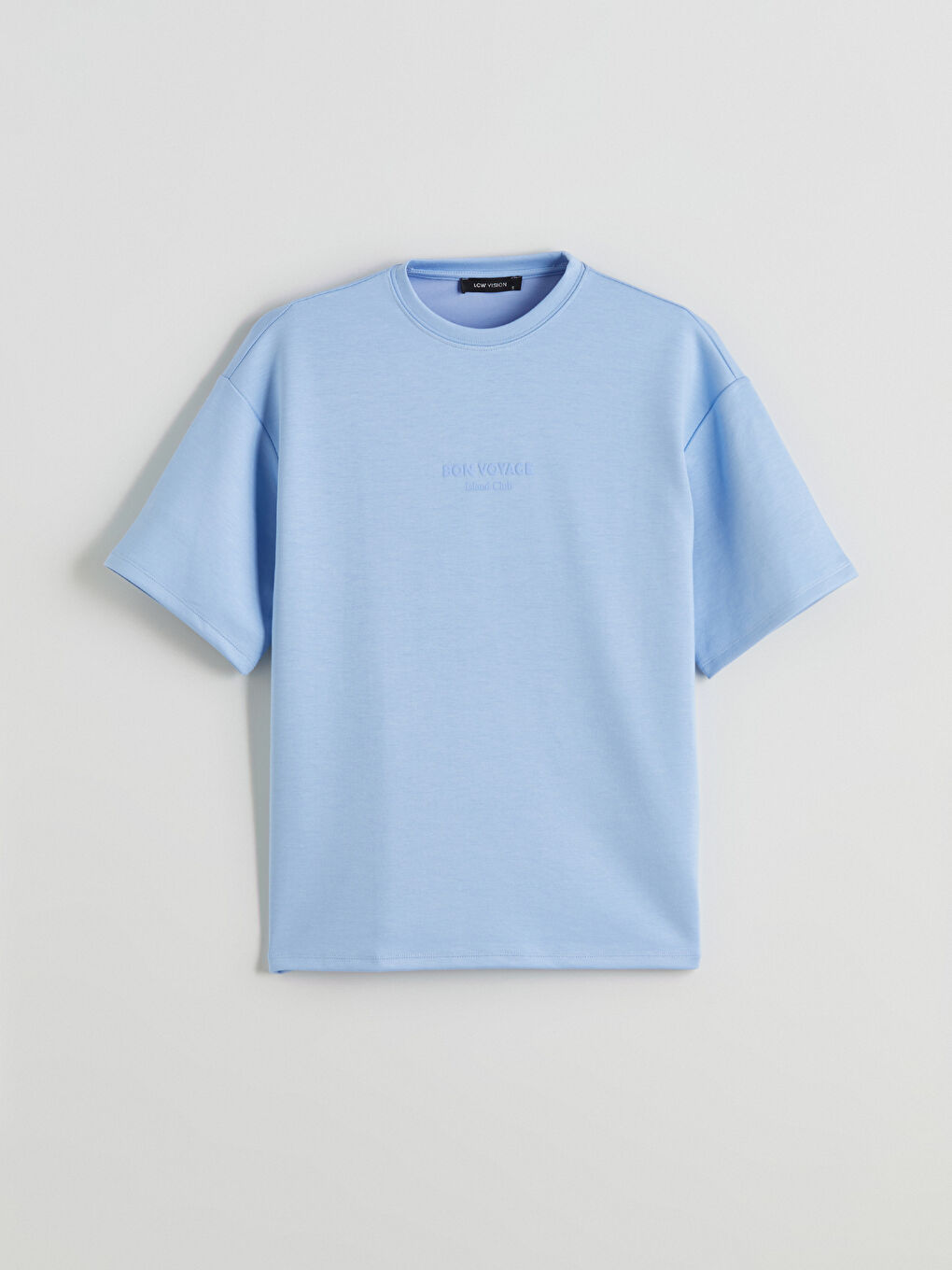 Crew Neck Printed Oversize Women's T-Shirt -S5PN00Z8-QYB