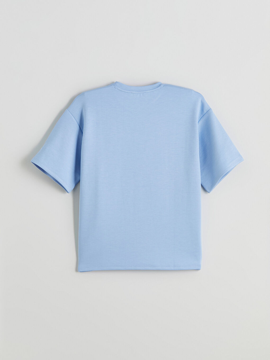 Crew Neck Printed Oversize Women's T-Shirt -S5PN00Z8-QYB