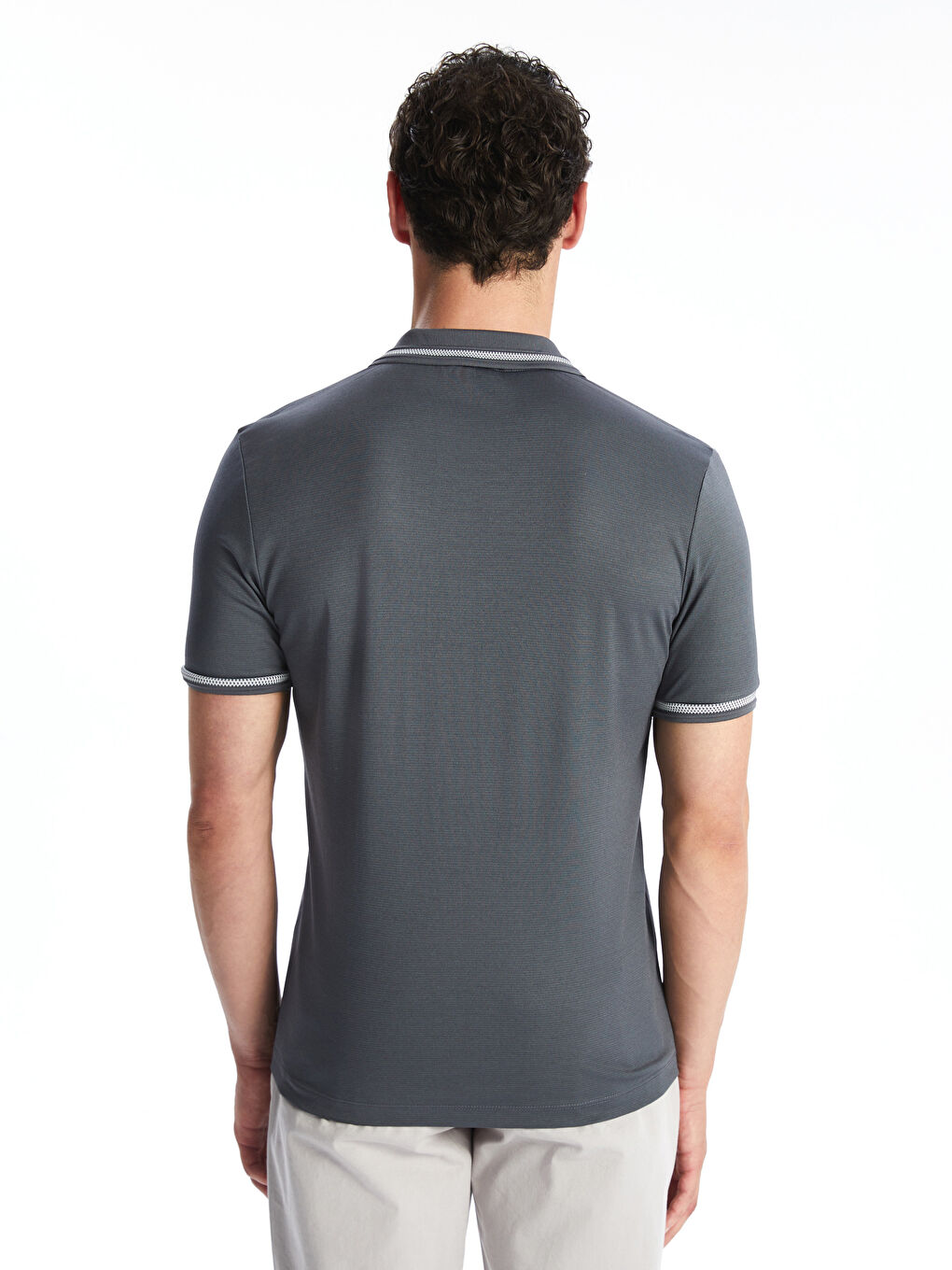 LCWAIKIKI Classic Man ANTHRACITE T-Shirt -S5PN05Z8-MHH