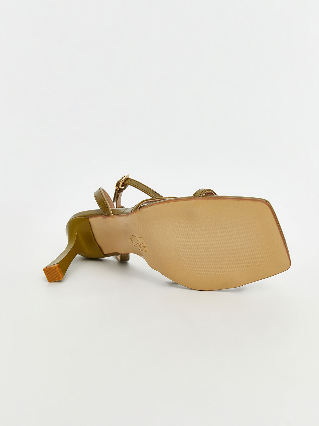 Yeşil Bilekten Bağlamalı Kadın Topuklu Ayakkabı-3