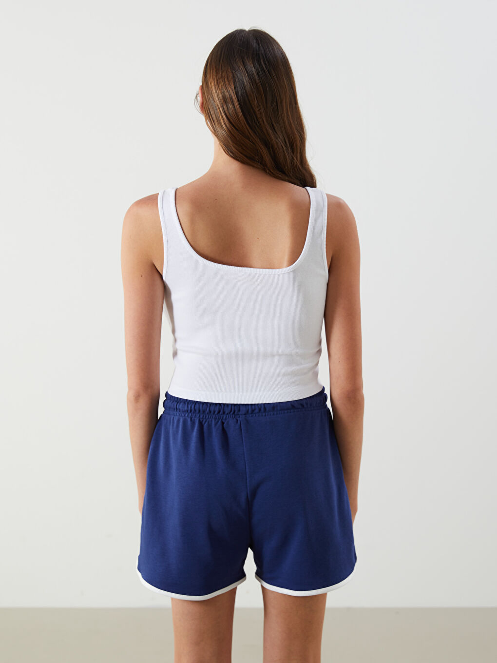 U Neck Crop Women's Tank Top -S5PN17Z8-FFB