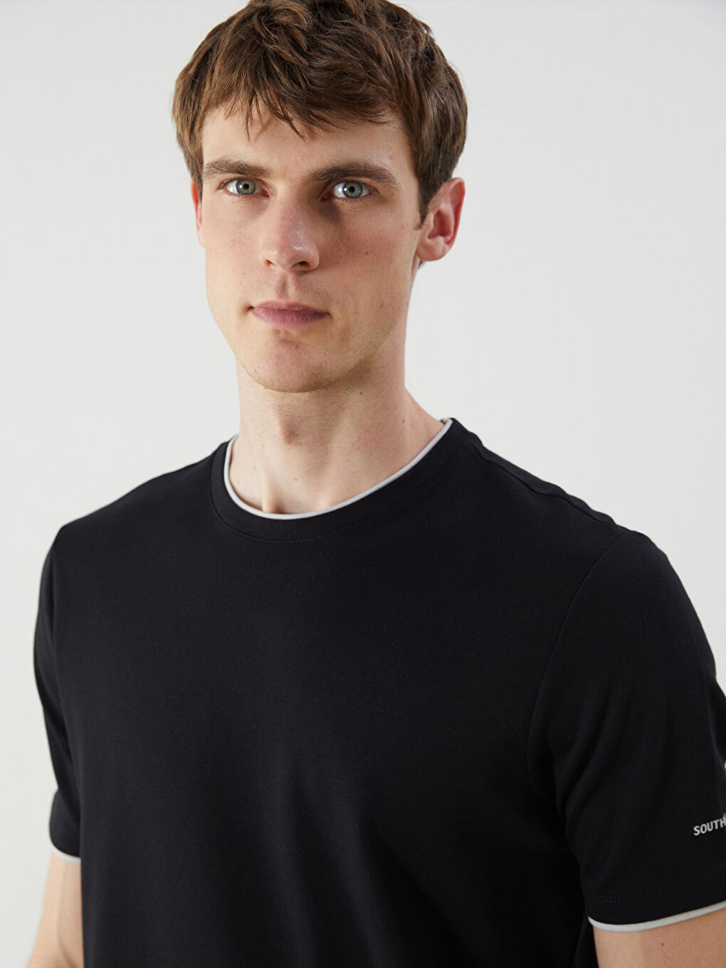 SOUTHBLUE Crew Neck Printed Jersey Men's T-Shirt -S5PN26Z8-CVL