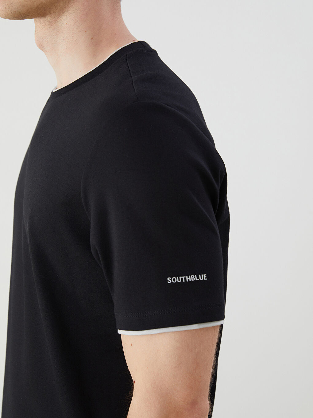 SOUTHBLUE Crew Neck Printed Jersey Men's T-Shirt -S5PN26Z8-CVL