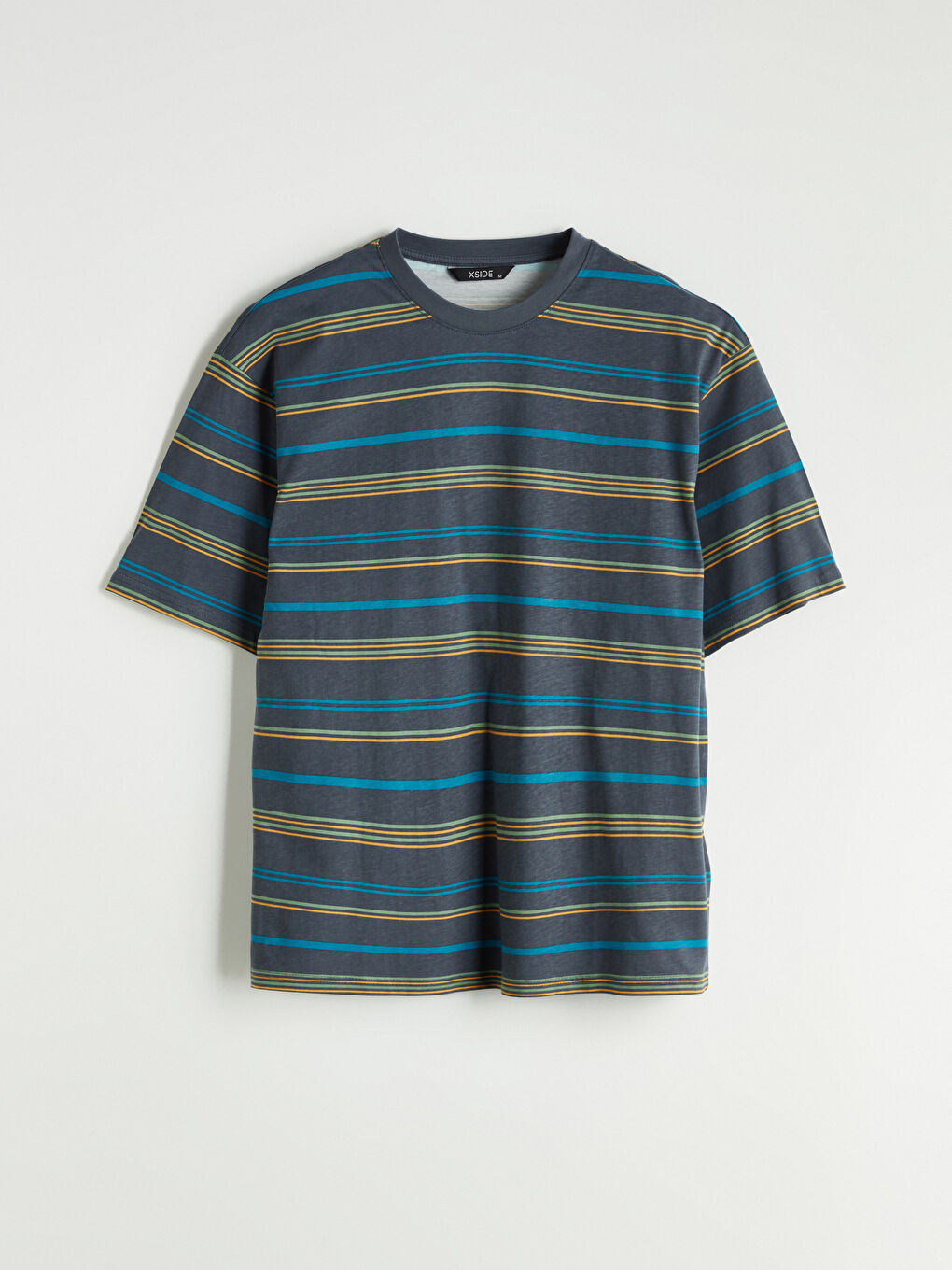 Crew Neck Striped Men's T-Shirt -S5PN27Z8-ZZ7