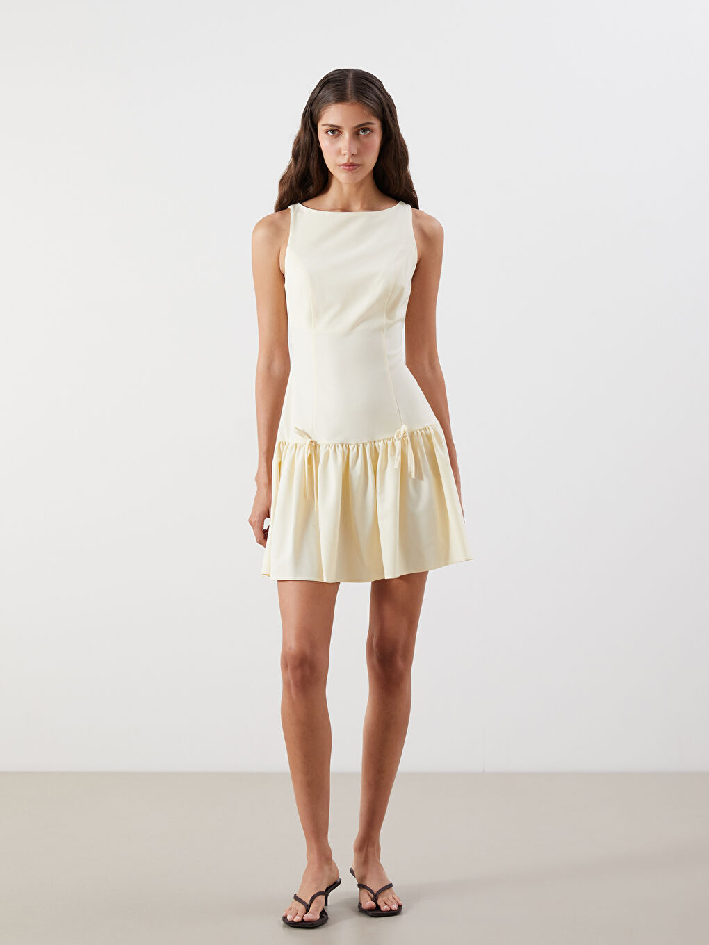Woman ECRU Dress -S5PN36Z8-KXP