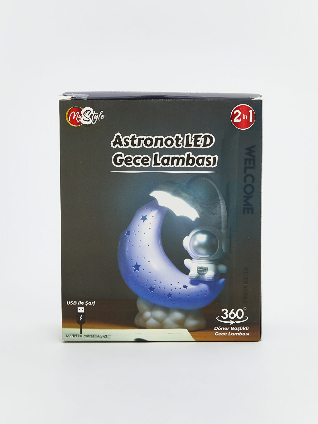 ضوء ليلي LED على شكل رائد فضاء