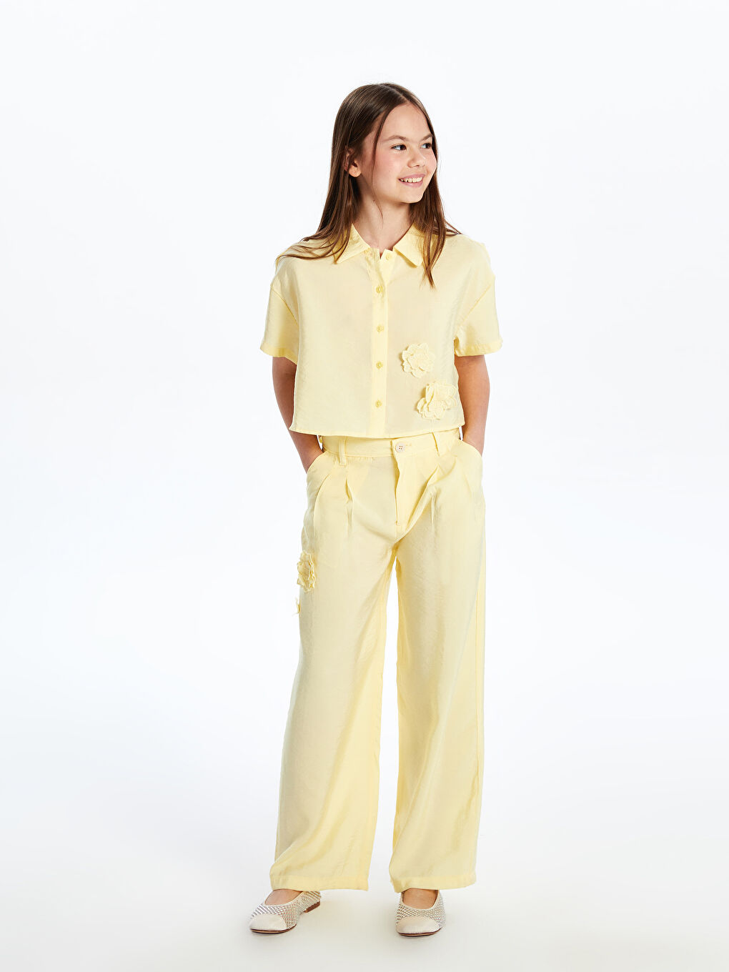 Girl YELLOW Trousers -S5PN46Z4-DKD