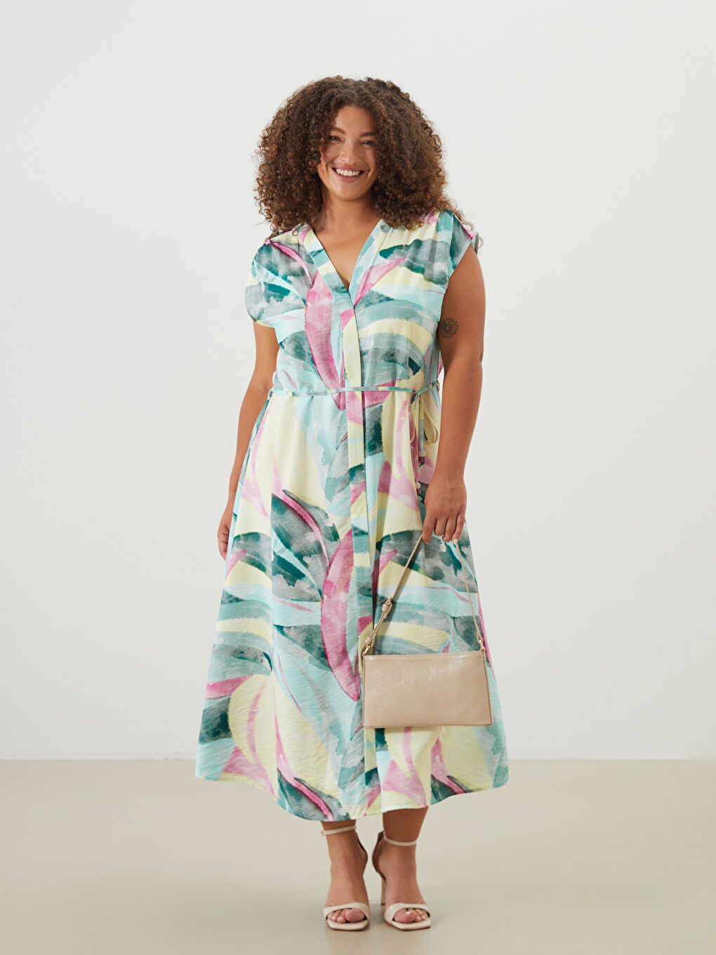Woman MIX Shirt Dress -S5PN68Z8-F9C