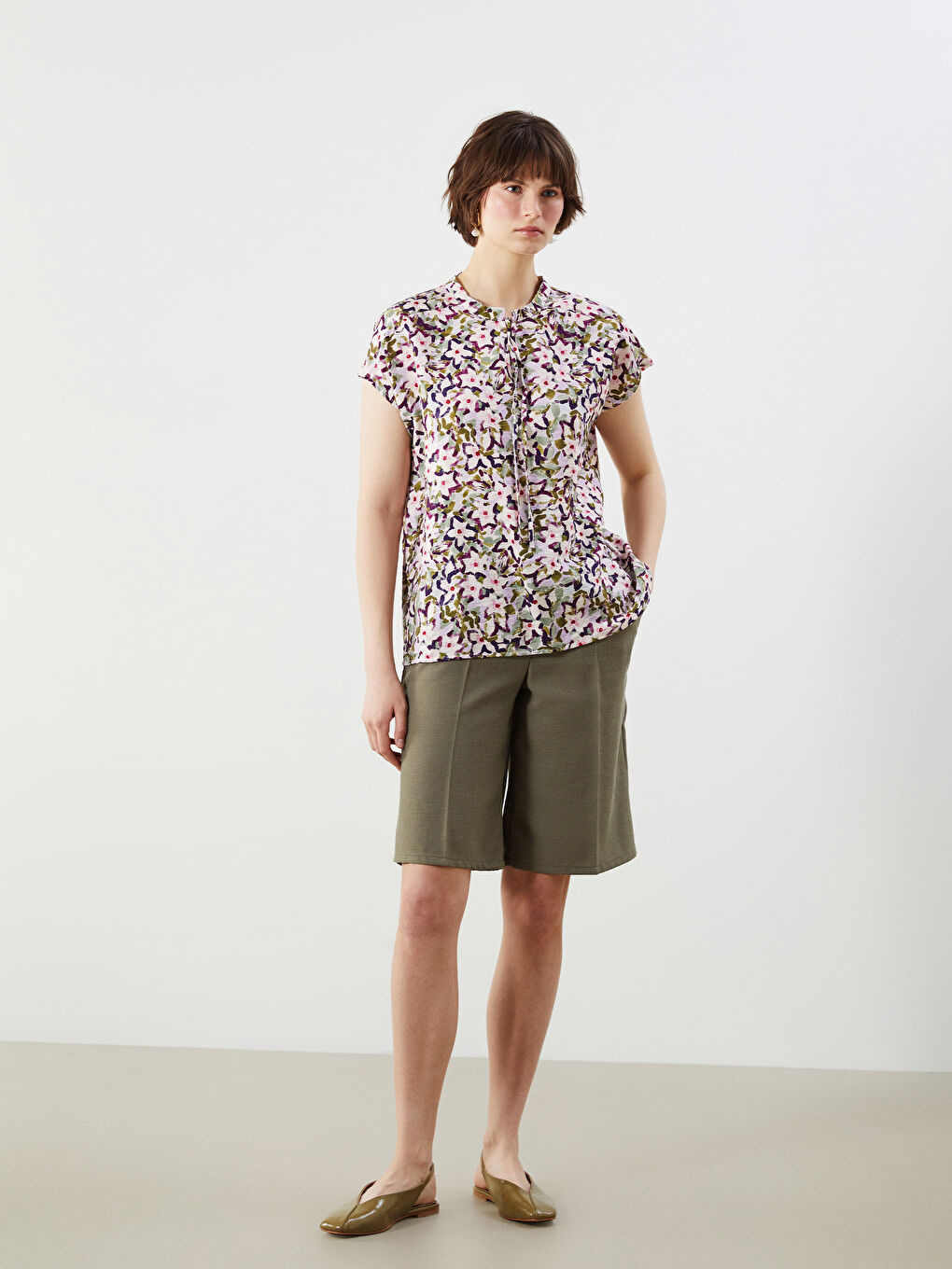 Woman GREEN Blouse -S5PO18Z8-LRR