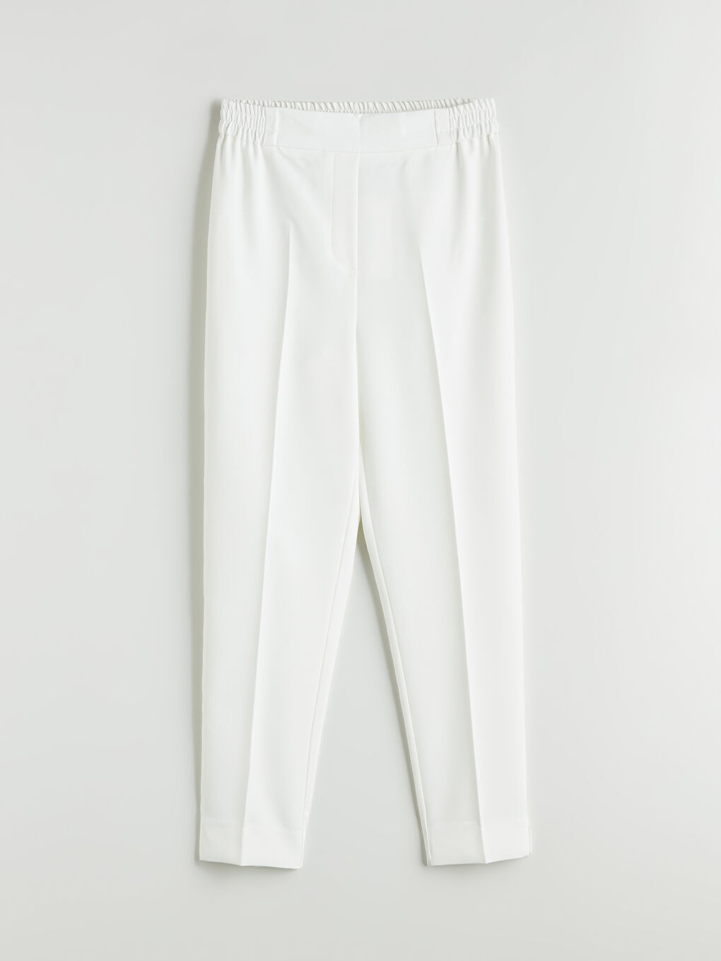 Elastic Waist Carrot Fit Women's Trousers -S5PO19Z8-Q6K