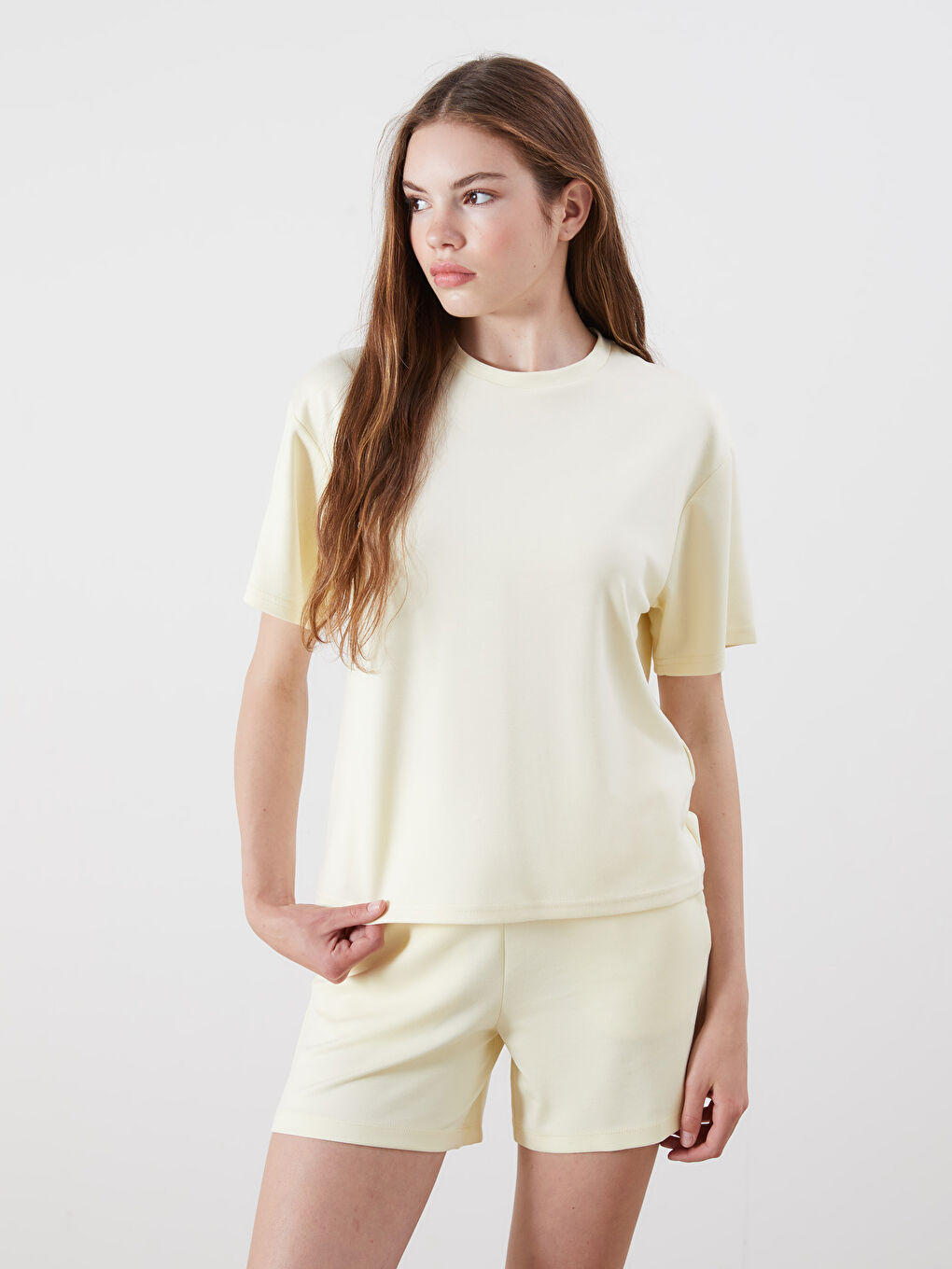 XSIDE Crew Neck Women's T-Shirt -S5PO25Z8-KRV