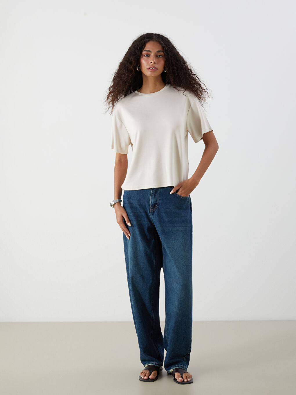 XSIDE Crew Neck Women's T-Shirt -S5PO25Z8-ZK9