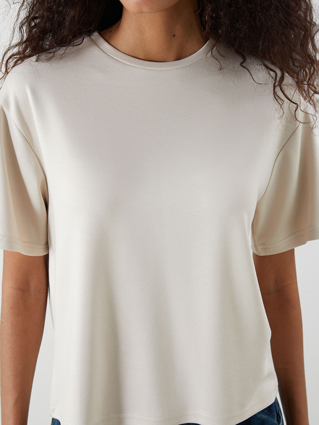 XSIDE Crew Neck Women's T-Shirt -S5PO25Z8-ZK9