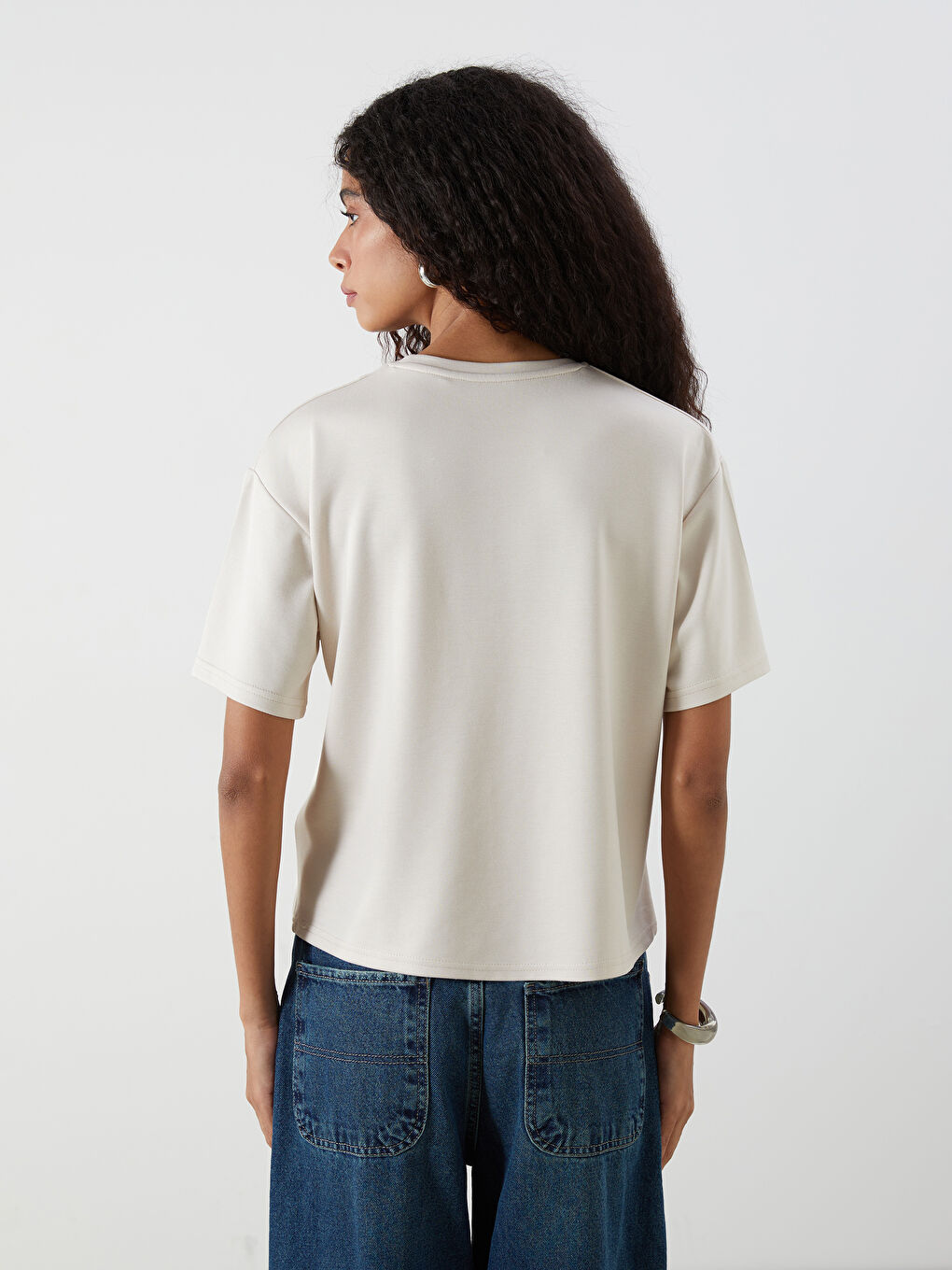 XSIDE Crew Neck Women's T-Shirt -S5PO25Z8-ZK9