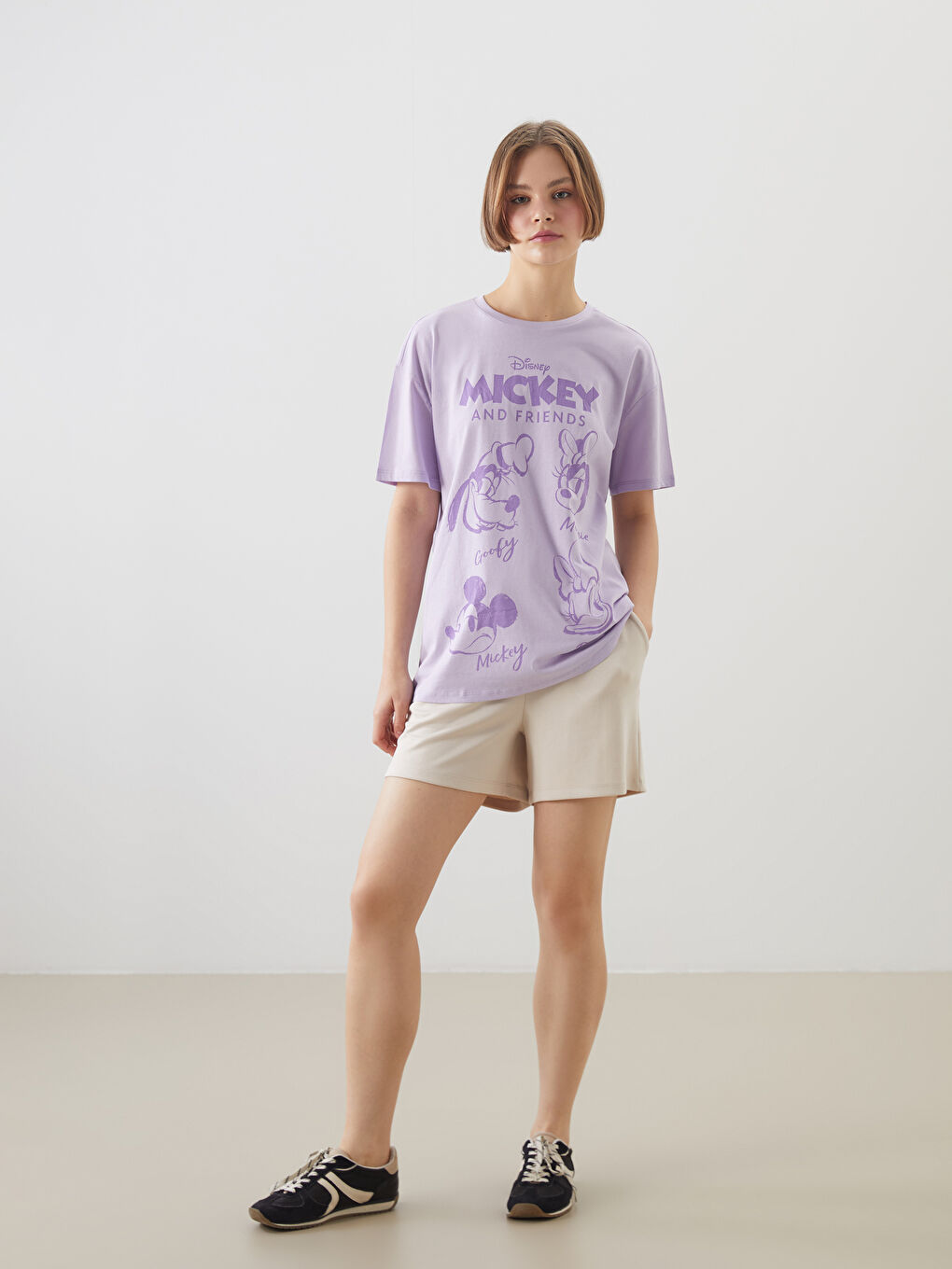 Elasticated Waist Women's Shorts -S5PO26Z8-ZK9