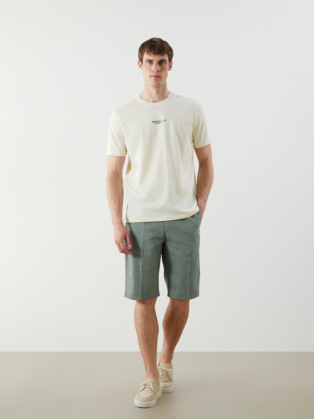 SOUTHBLUE Standard Fit Men's Shorts -S5PO47Z8-GN2