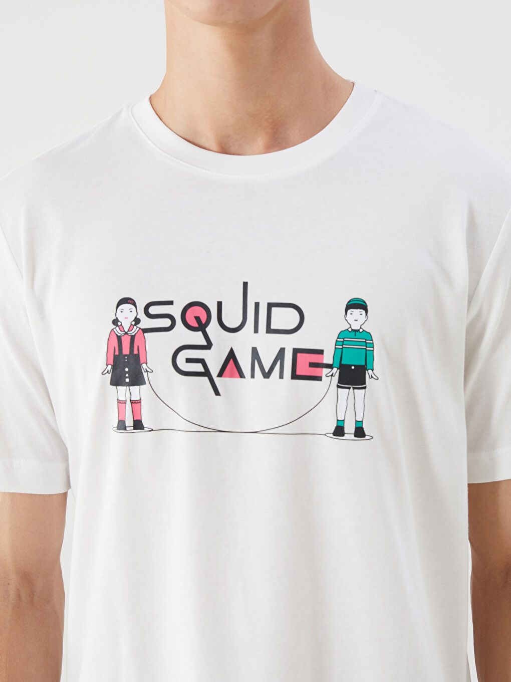 Man ECRU T-Shirt -S5PP01Z8-R9J