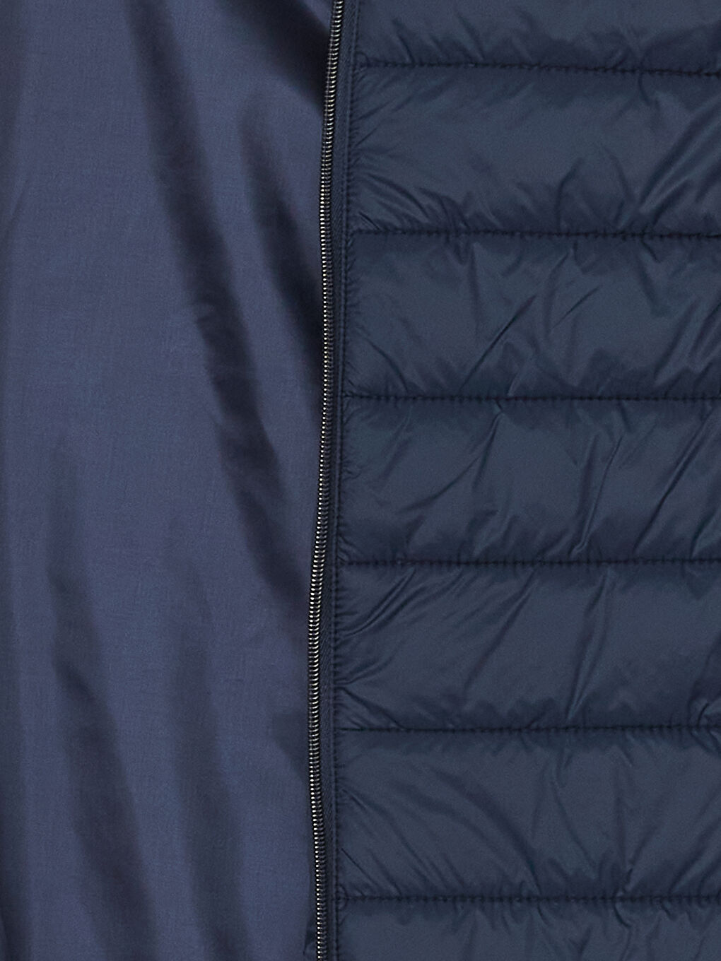 Lacivert Standart Kalıp Dik Yaka Erkek Şişme Yelek-12