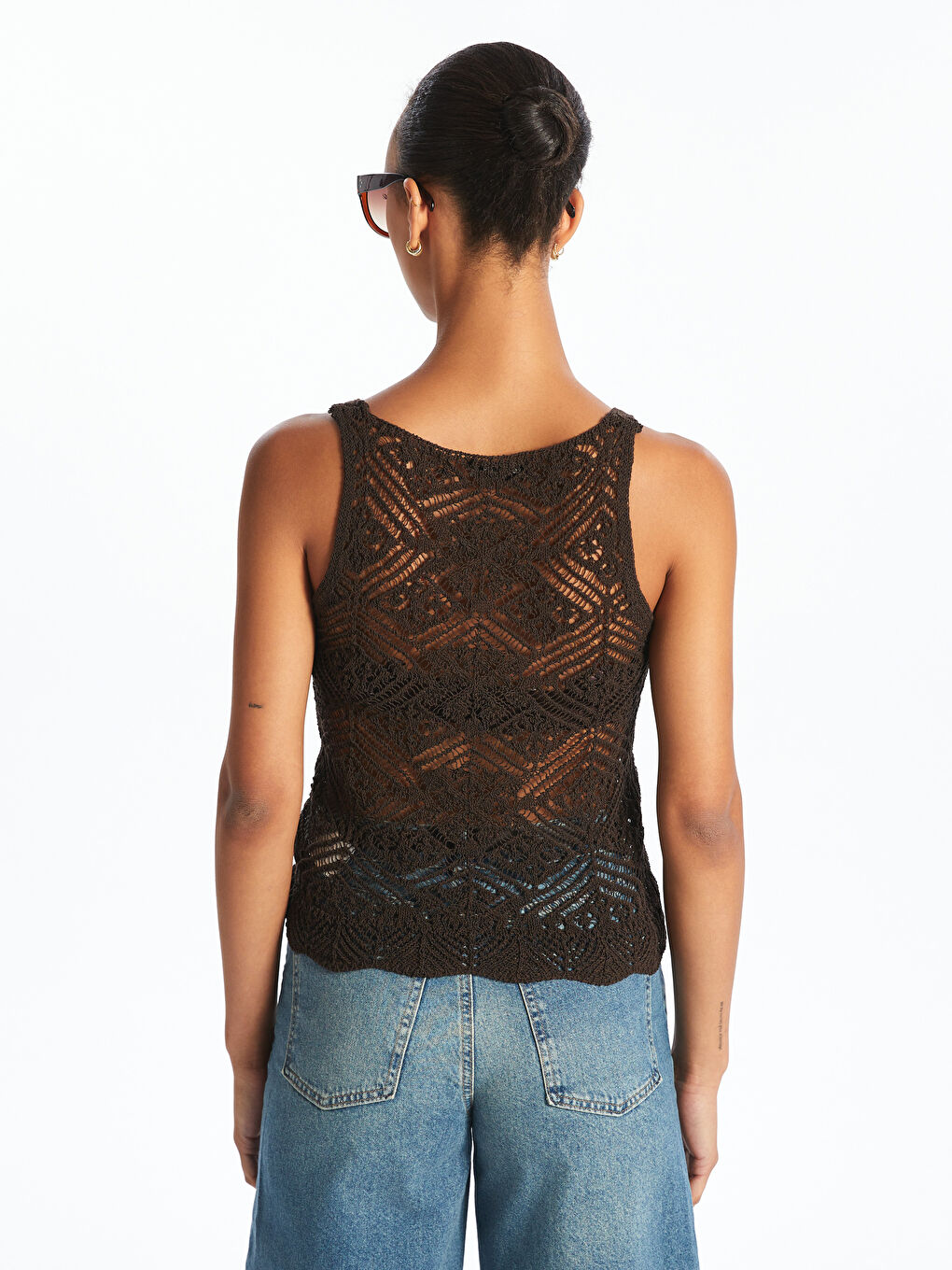 LCW Vision Woman BROWN Blouse -S5PP32Z8-DJ7